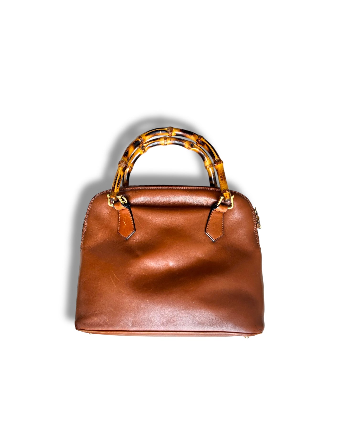 Gucci Vintage Bamboo Top Handle Bag with Detachable Strap