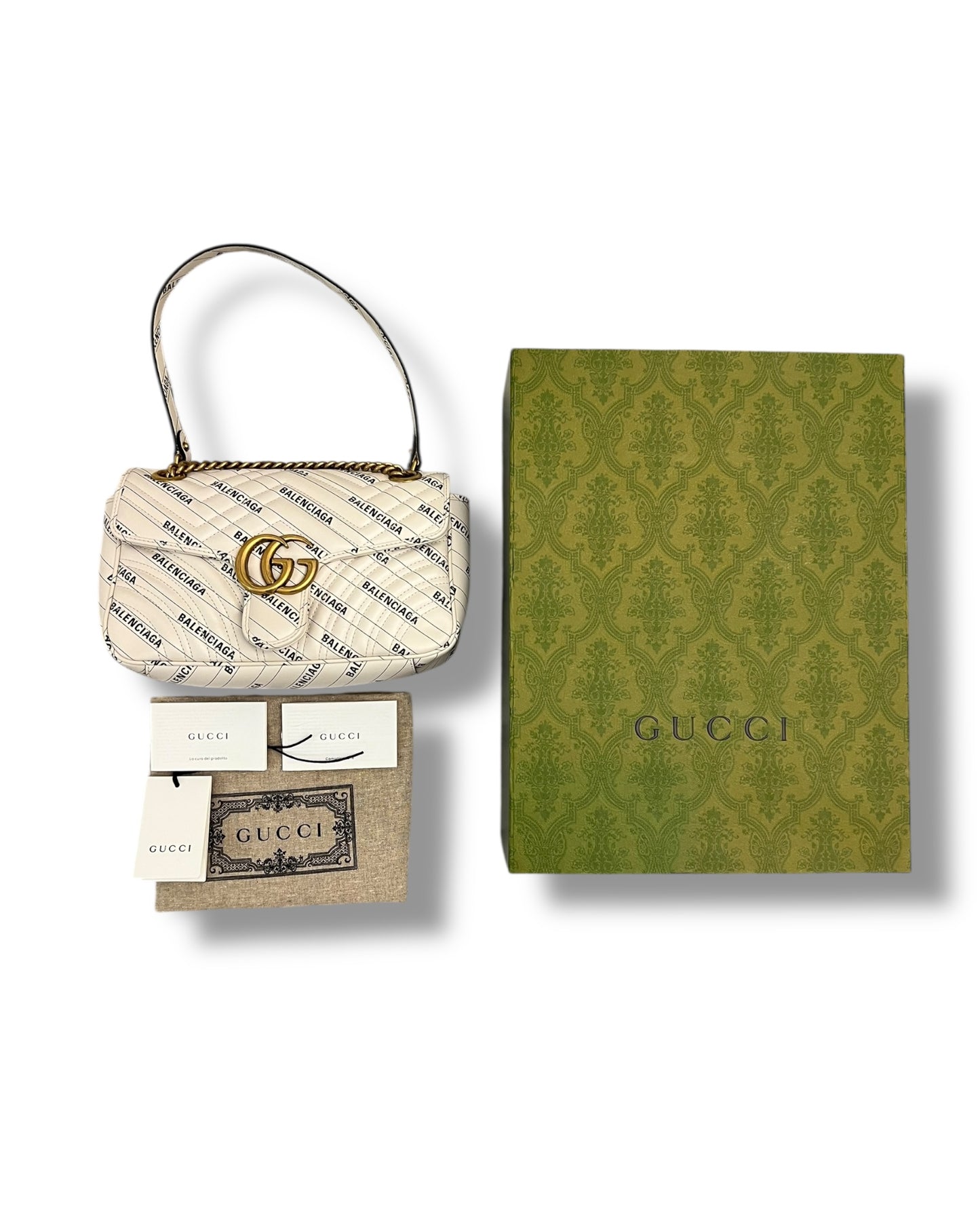 Gucci × Balenciaga “The Hacker Project” GG Marmont Shoulder Bag