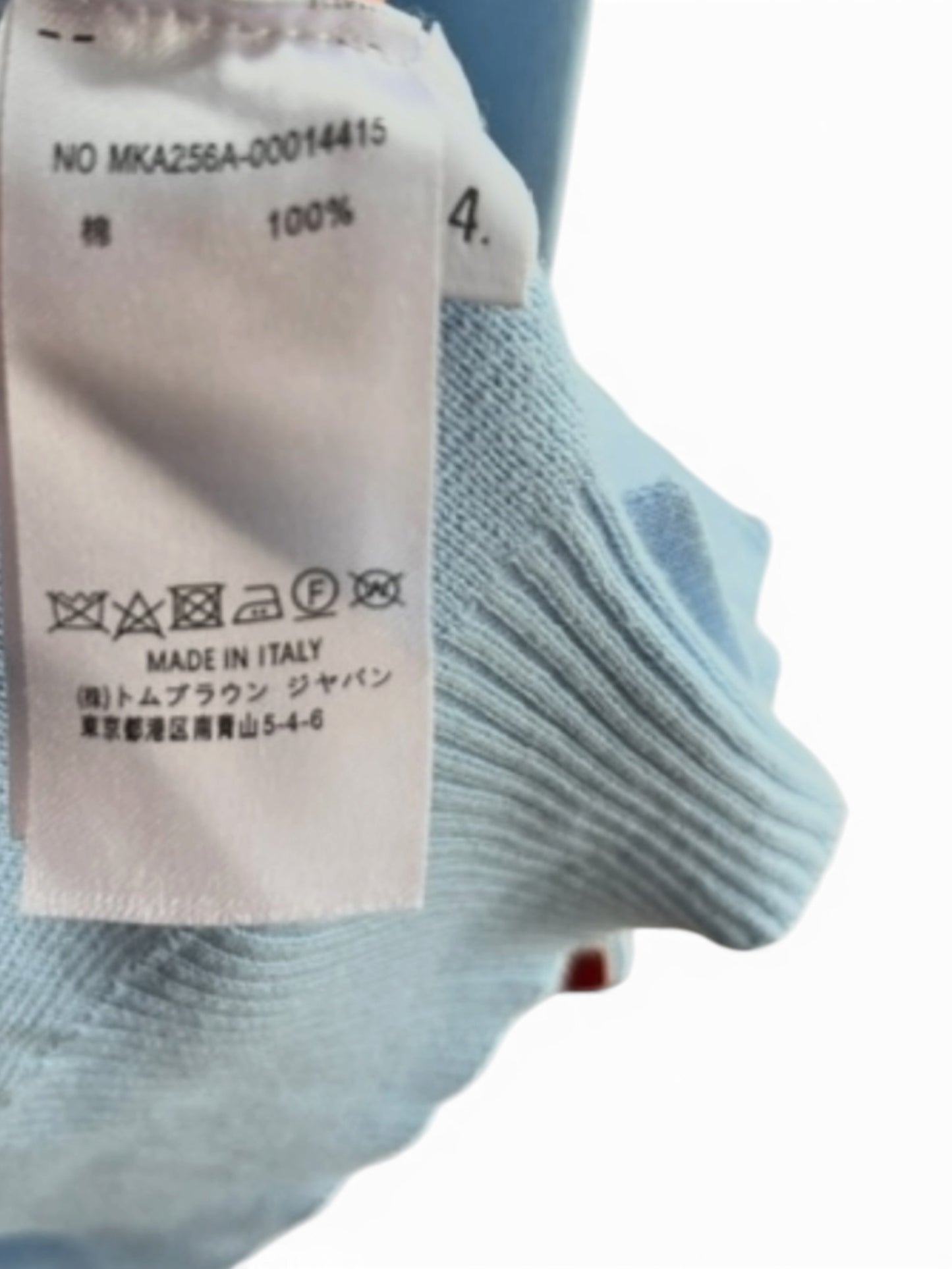 Thom Browne Light Blue Cardigan