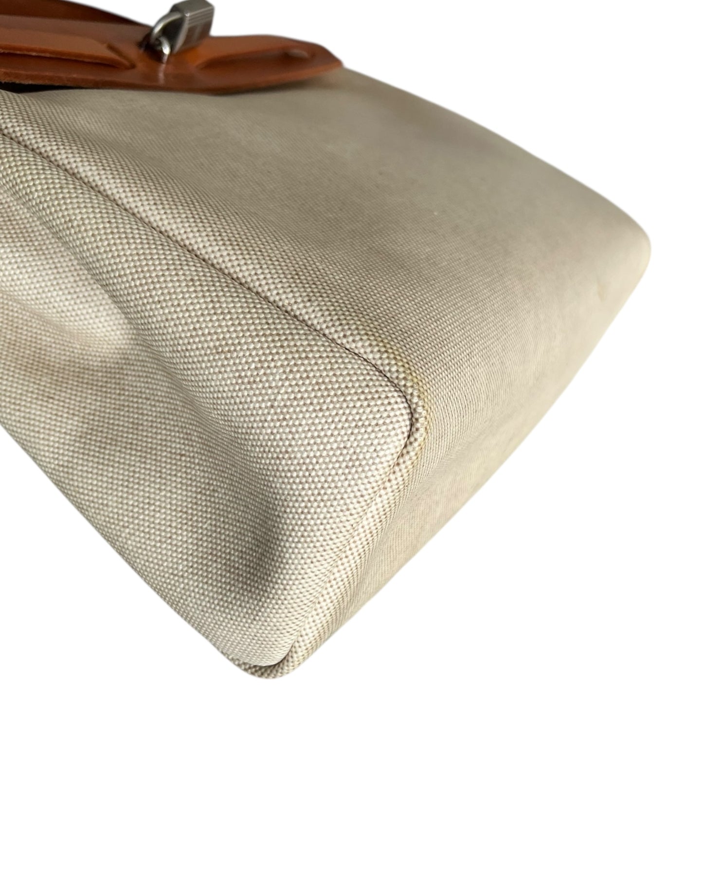 Hermès Herbag “Two-in-One” 31 – Gold/Camel Leather with Canvas