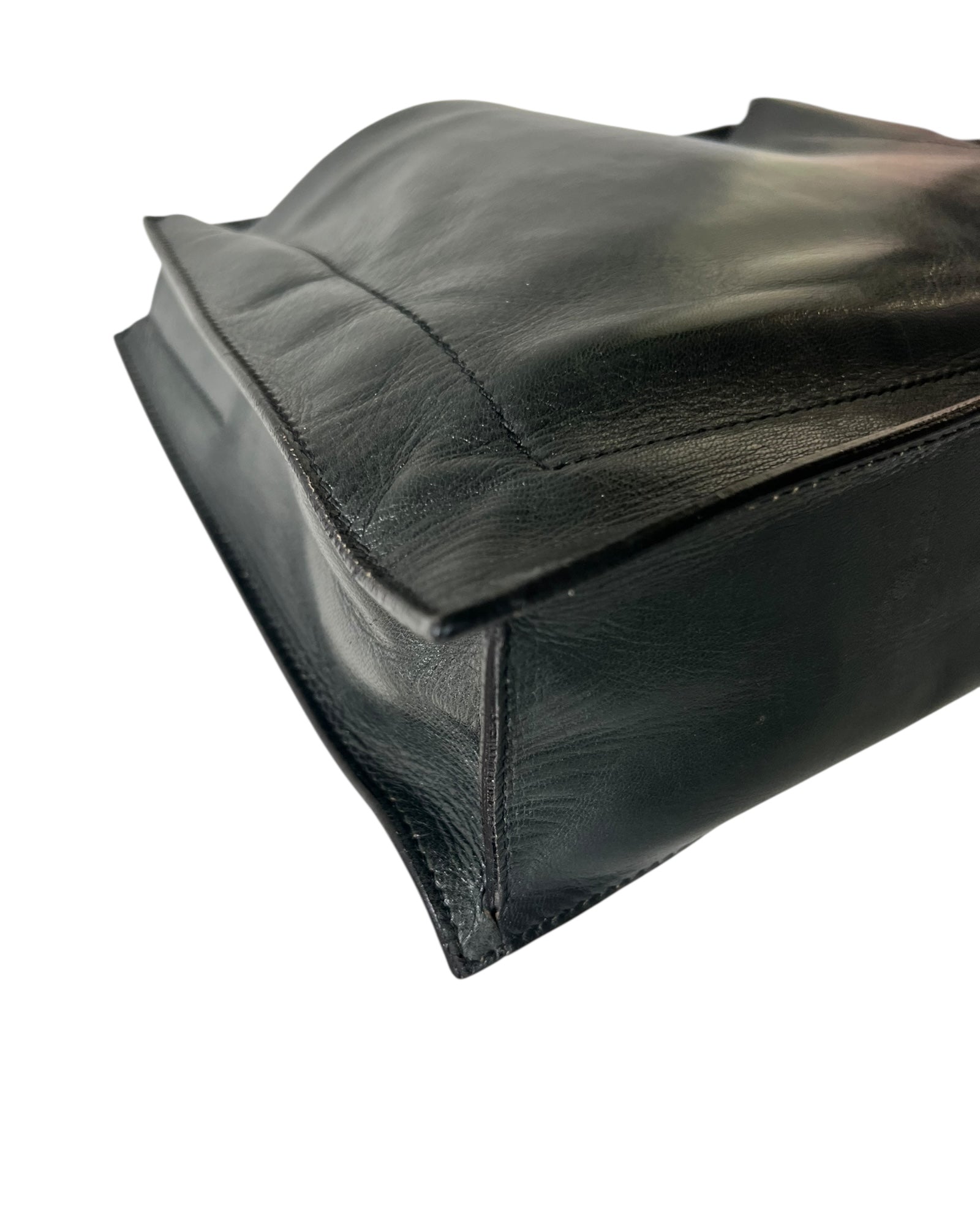 Miu Miu Black Leather Shoulder Bag - The Luxury Savvy