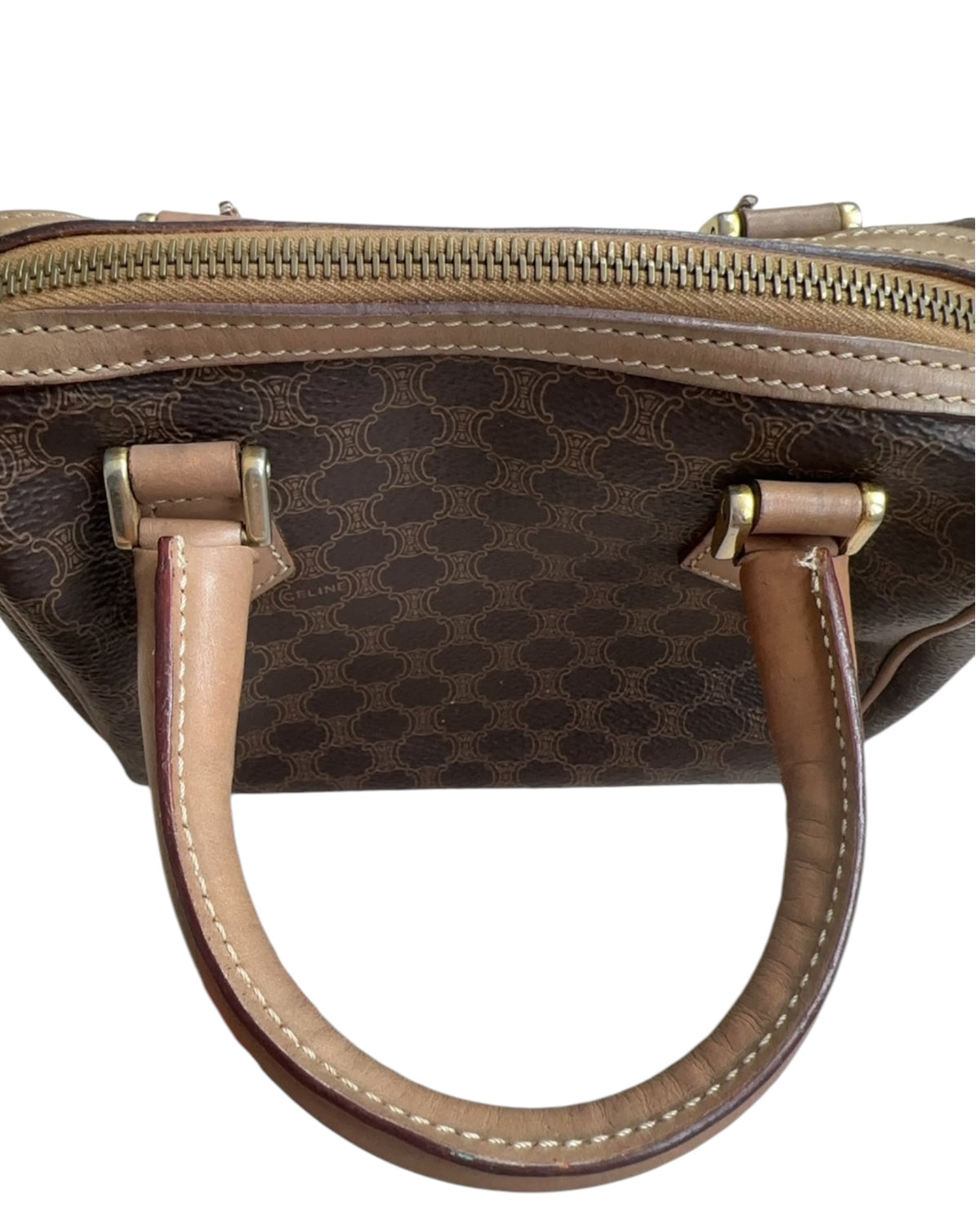 Vintage Céline Macadam Mini Boston Bag