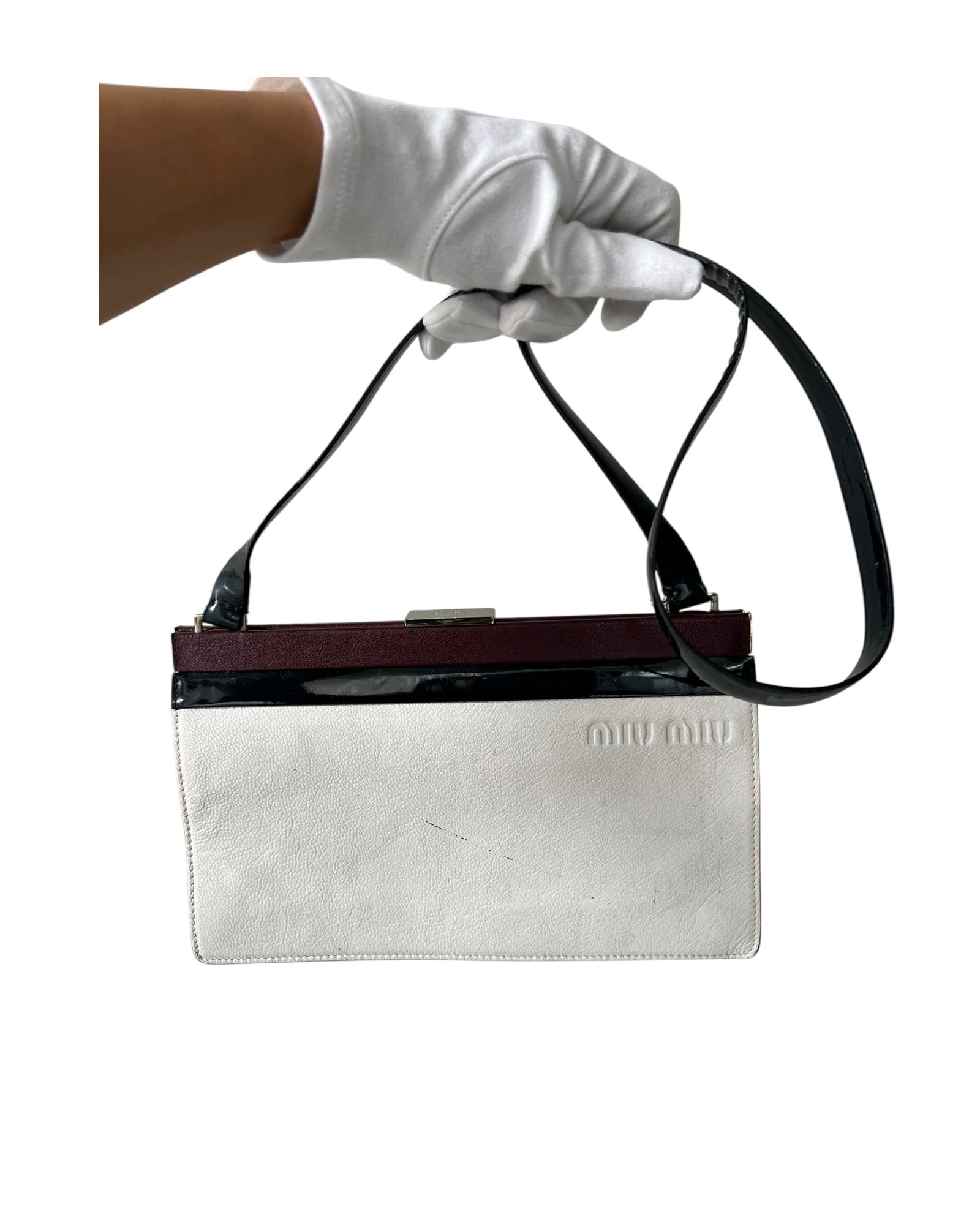 Miu Miu Small Flat Shoulder Bag - The Luxury Savvy