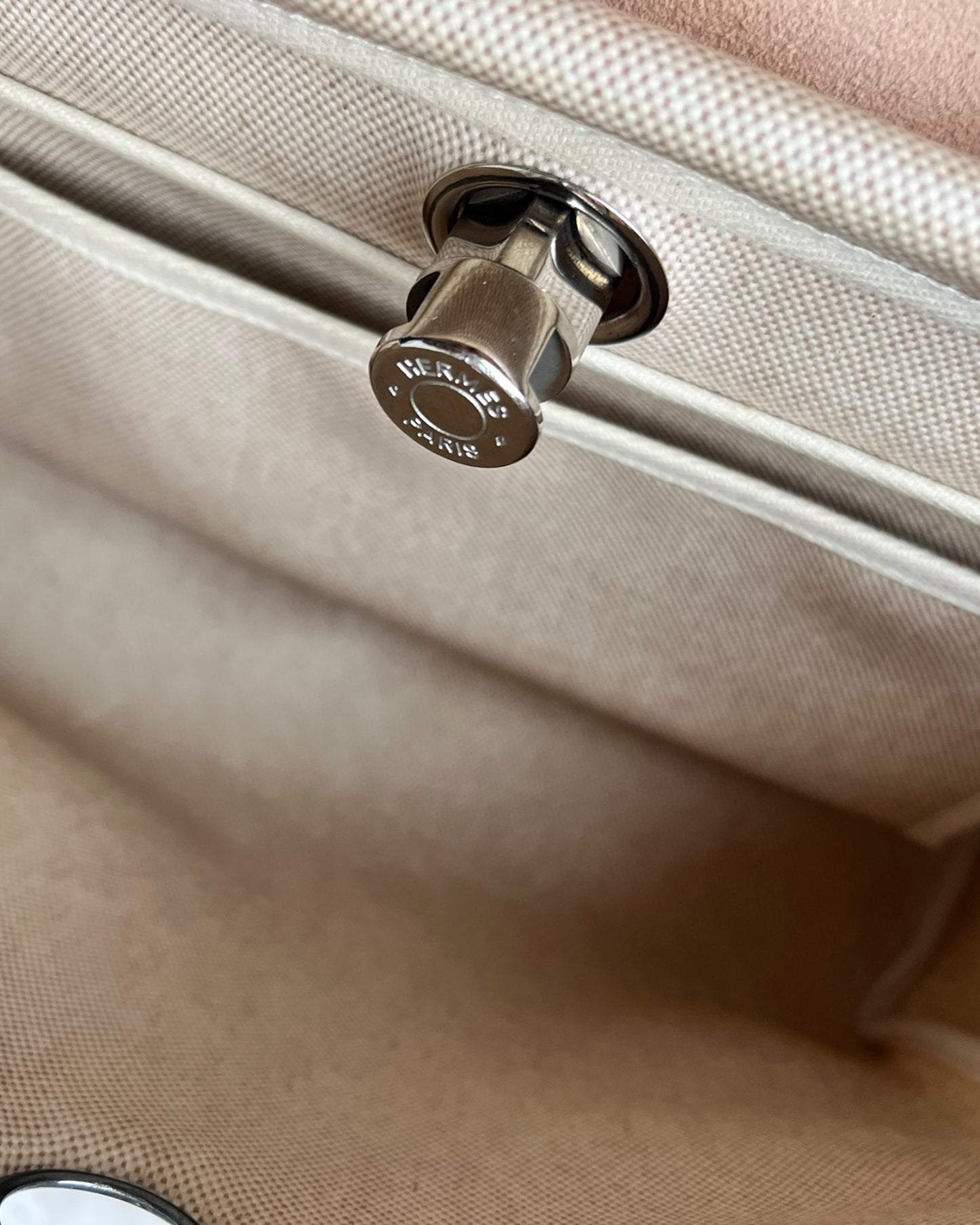 Hermès Herbag “Two-in-One” 31 – Gold/Camel Leather with Canvas