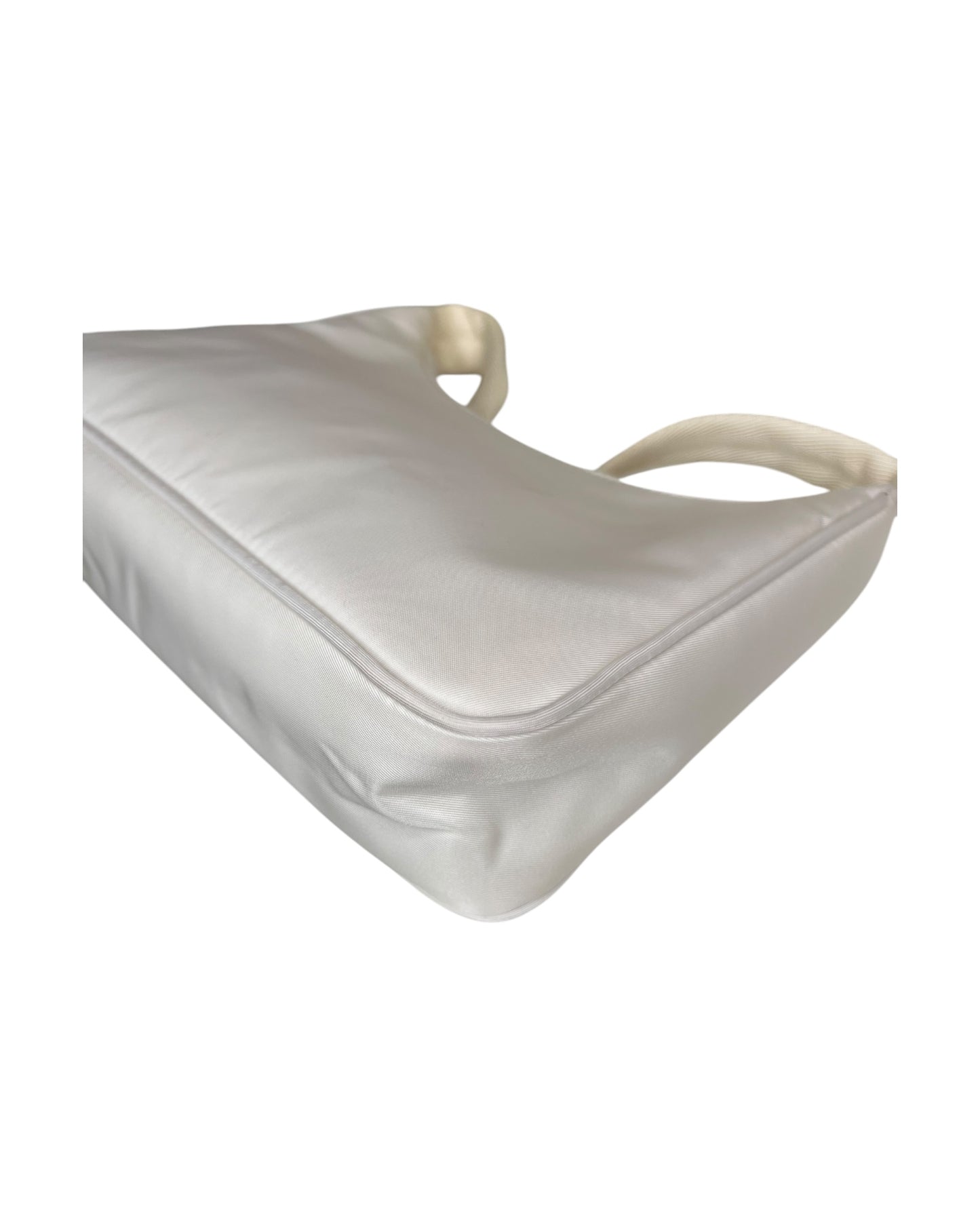 Prada Nylon Re-Edition Bag in White - The Luxury Savvy