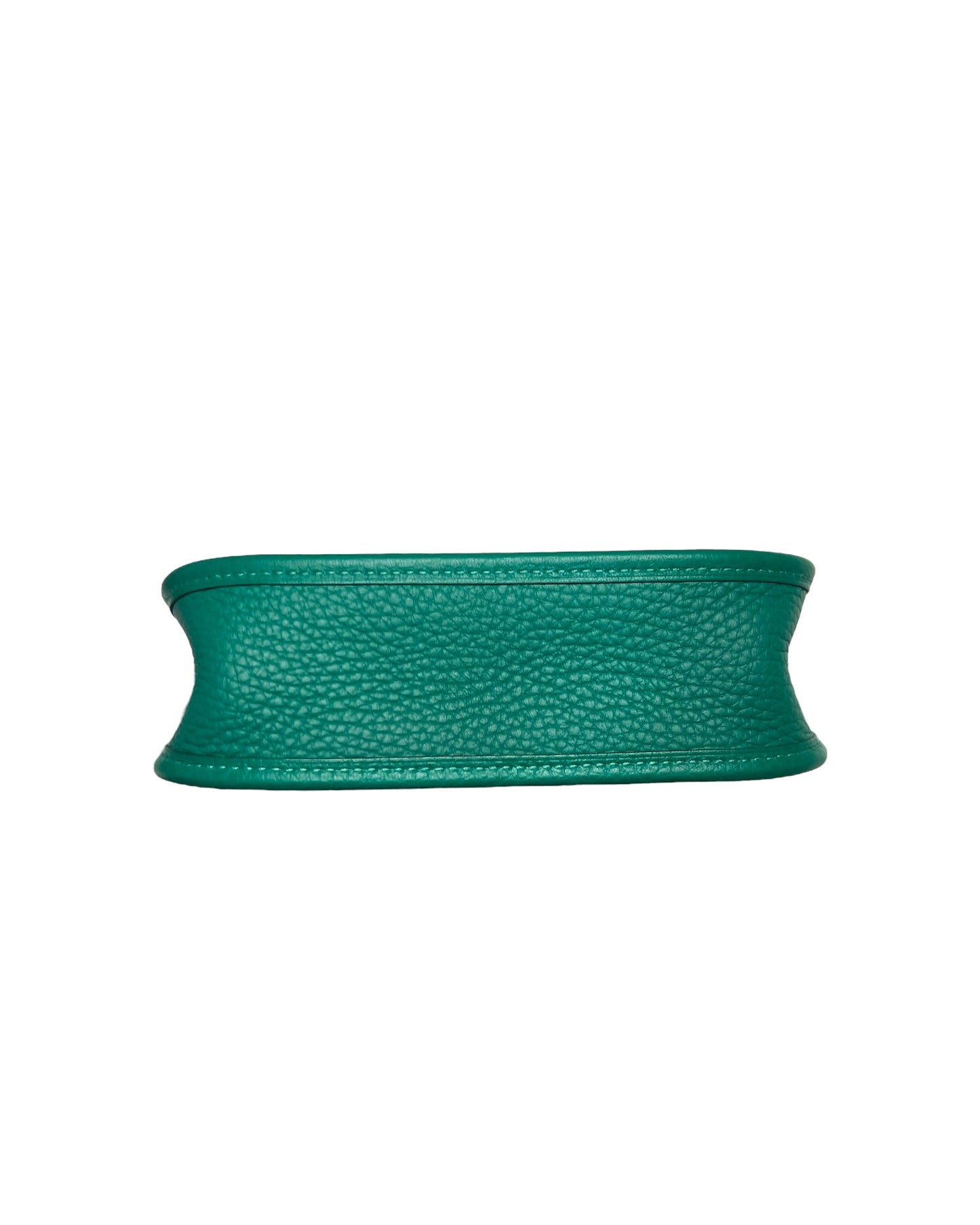 Hermès Evelyne TPM – Vert Vertigo Clemence with Gold Hardware (2024 Full Set)