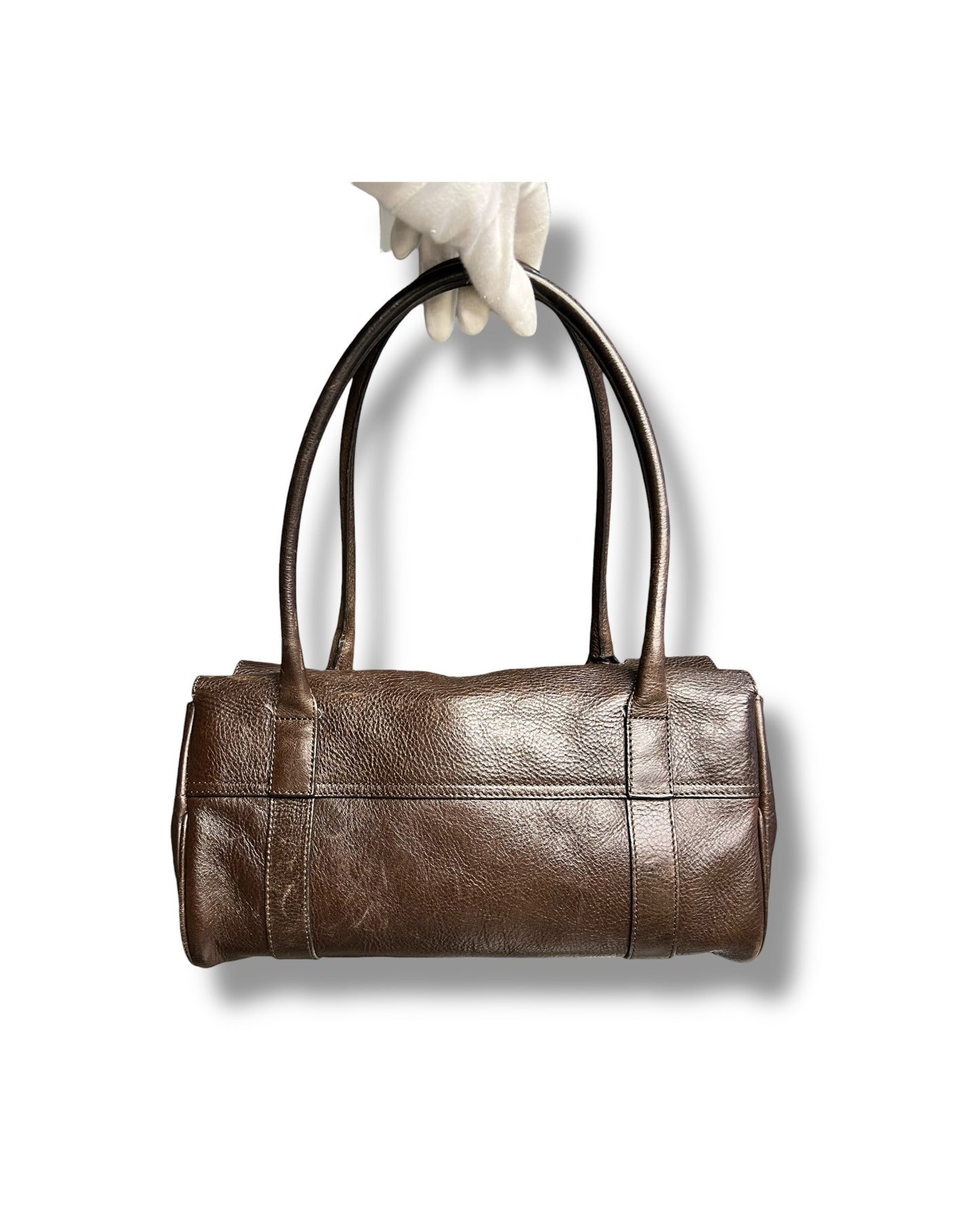 Pre-Loved Mulberry Bayswater - East West - Brown Leather Bag - The Luxury Savvy