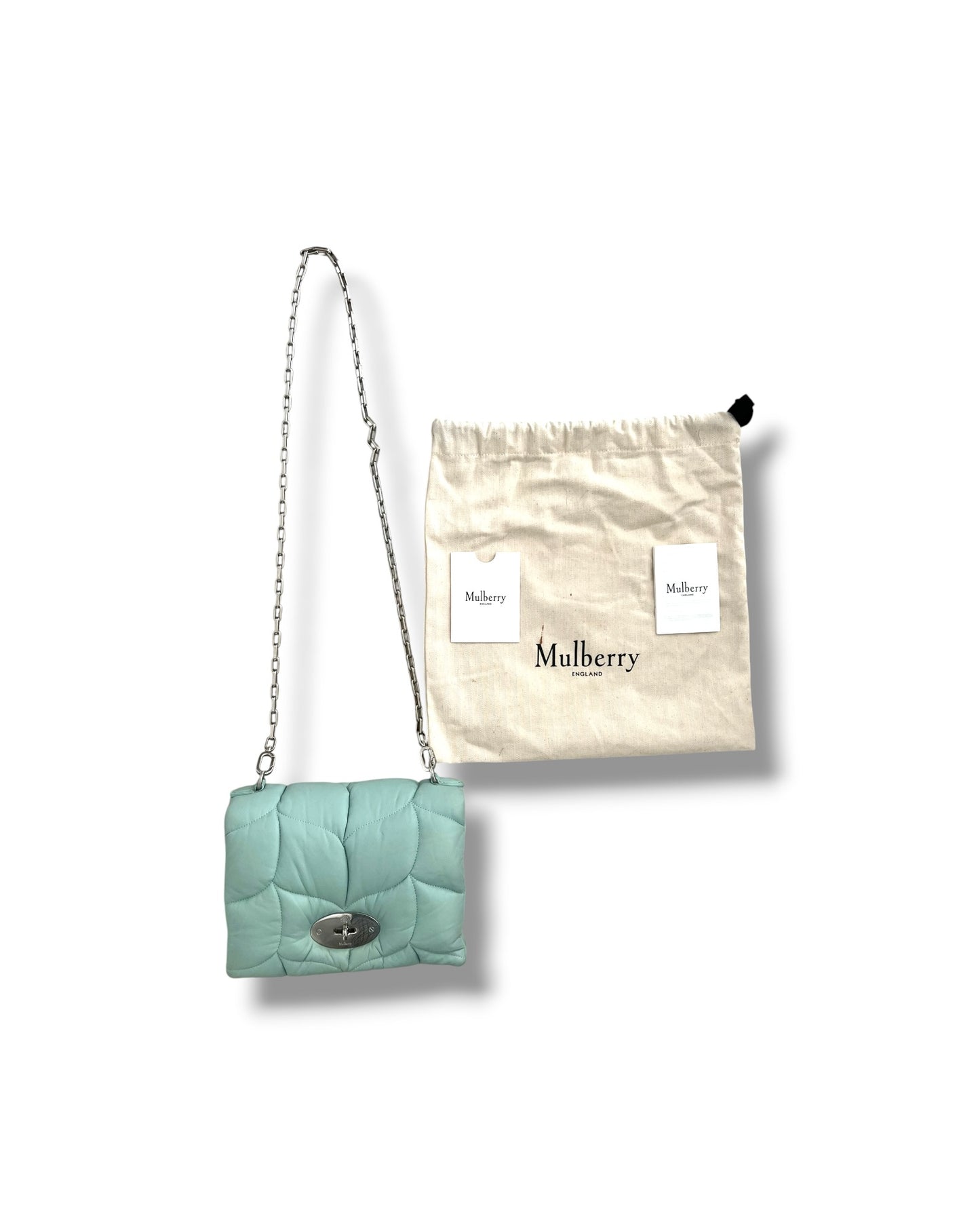 Mulberry Softie Bag - Nappa Leather - Light Blue - The Luxury Savvy