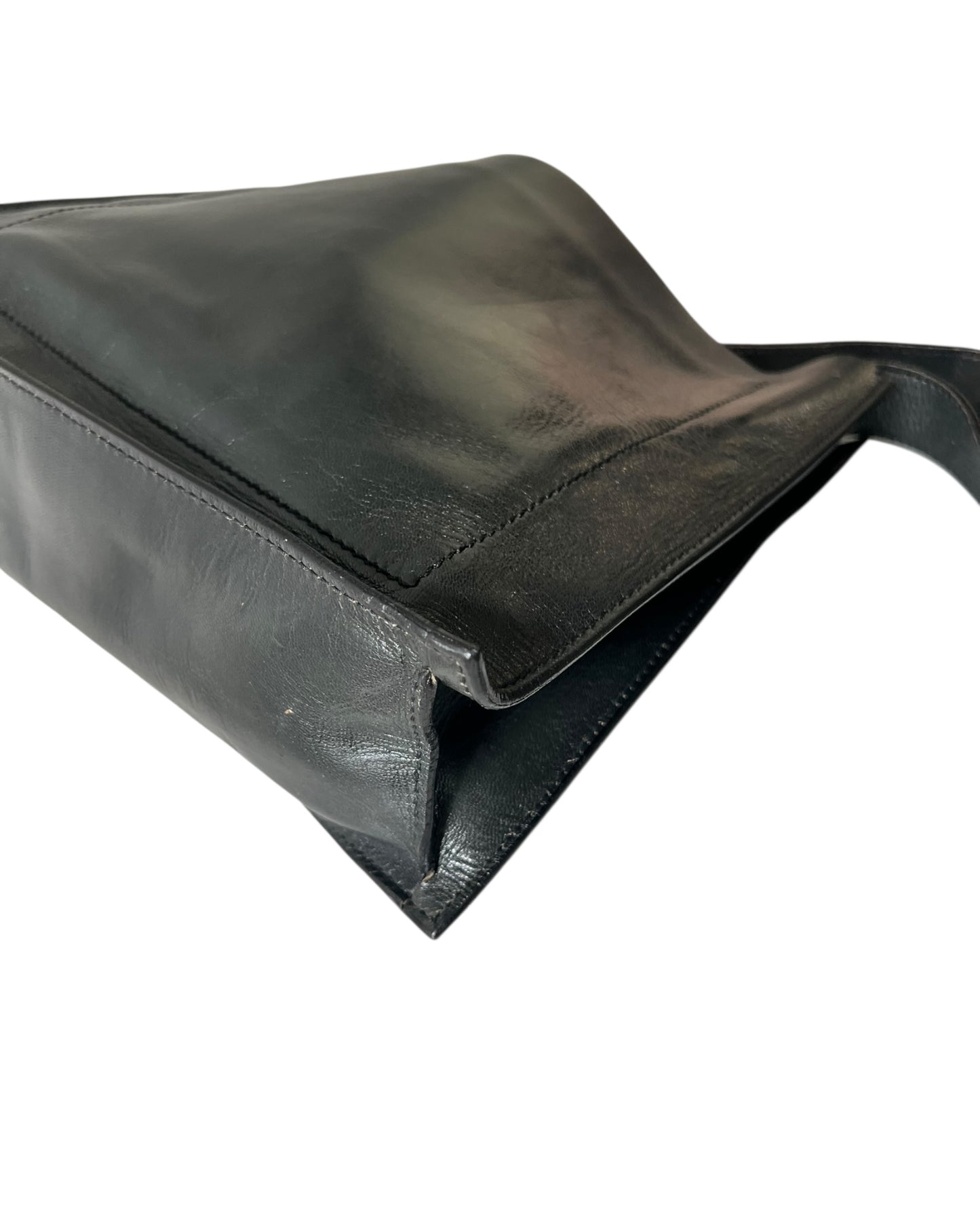 Miu Miu Black Leather Shoulder Bag - The Luxury Savvy