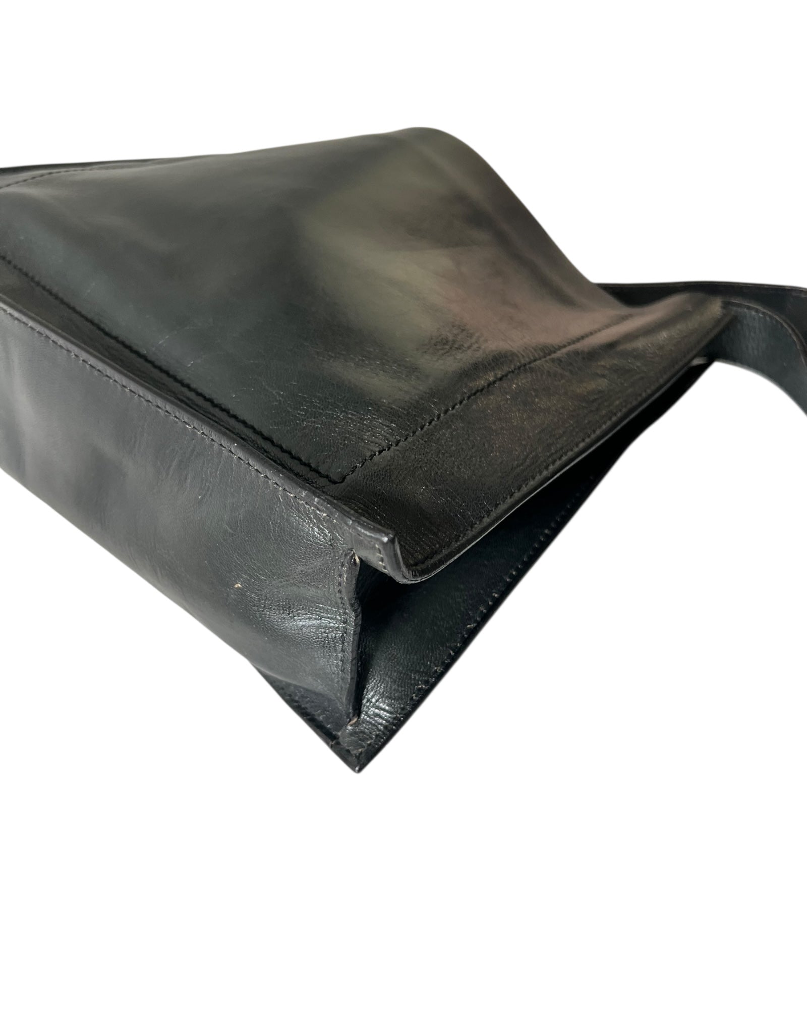 Miu Miu Black Leather Shoulder Bag - The Luxury Savvy