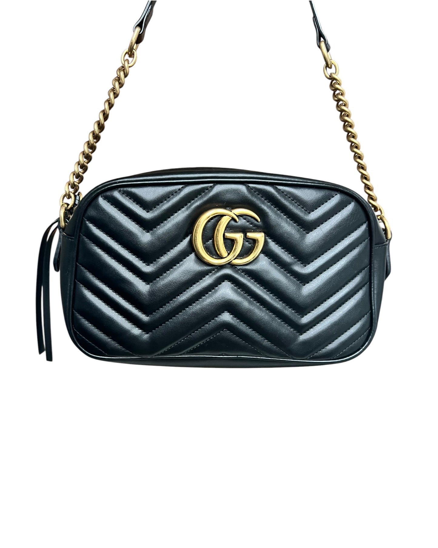 Gucci GG Marmont Small Camera Bag - Black