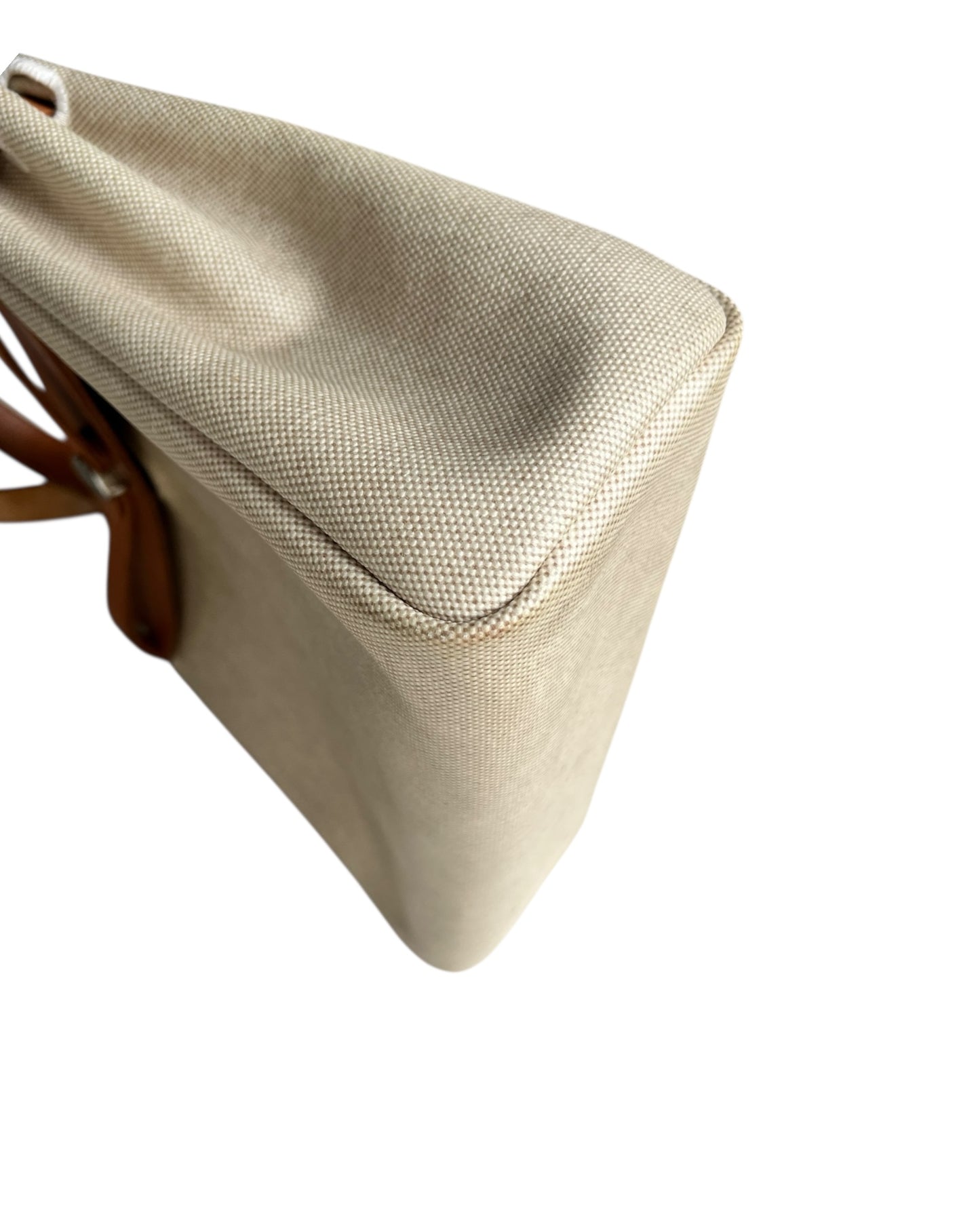 Hermès Herbag “Two-in-One” 31 – Gold/Camel Leather with Canvas