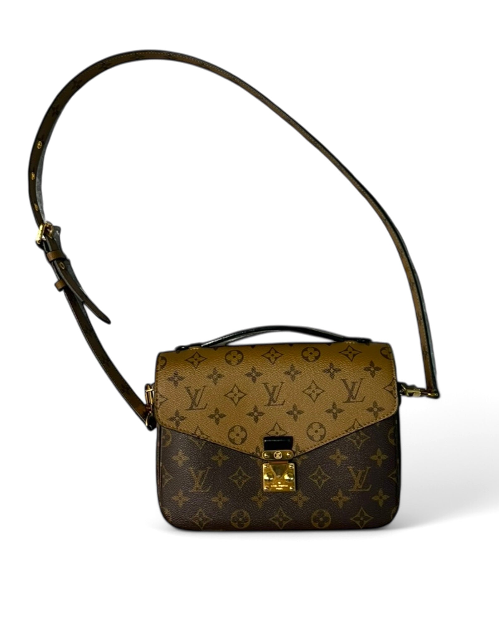 Pre-owned Louis Vuitton Pochette Métis Monogram Reverse - The Luxury Savvy