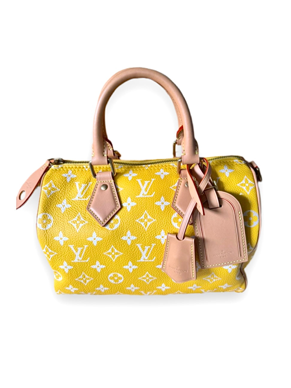 Pre-owned Louis Vuitton Speedy P9 Bandoulière 25 Bag – Rare Yellow Edition Pristine Condition - The Luxury Savvy