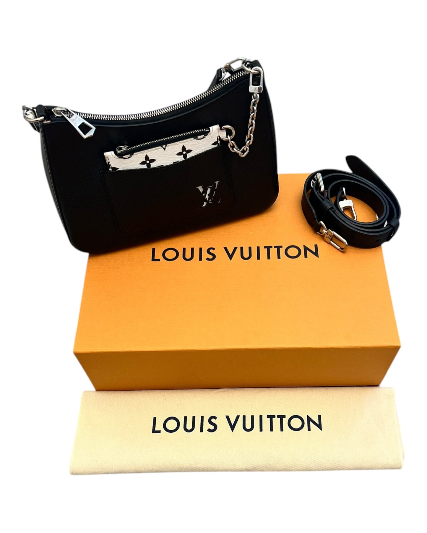 Louis Vuitton Marelle Bag in Black - Preloved - The Luxury Savvy