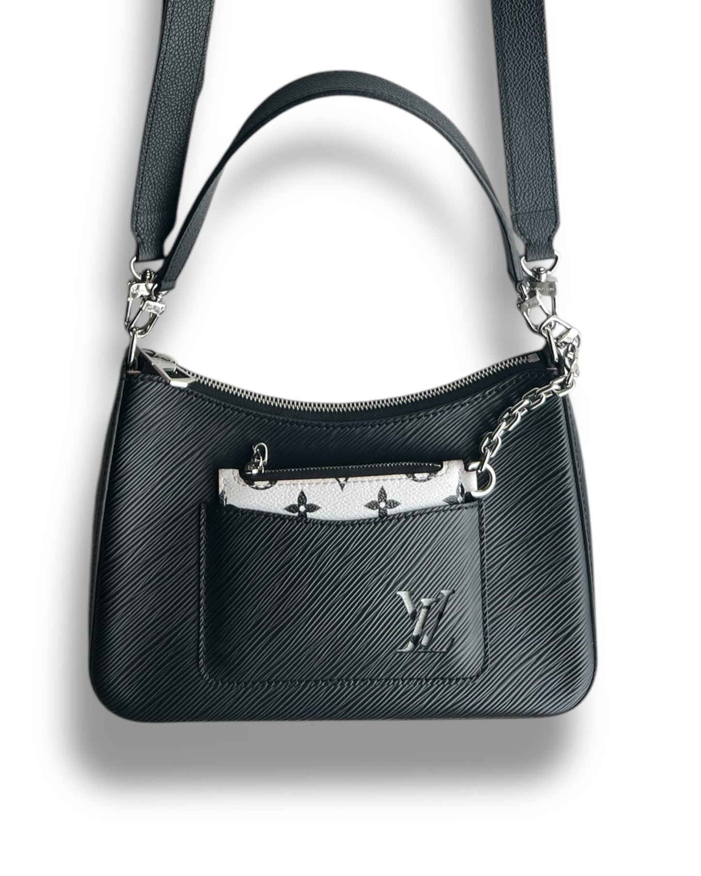 Louis Vuitton Marelle Bag in Black - Preloved - The Luxury Savvy