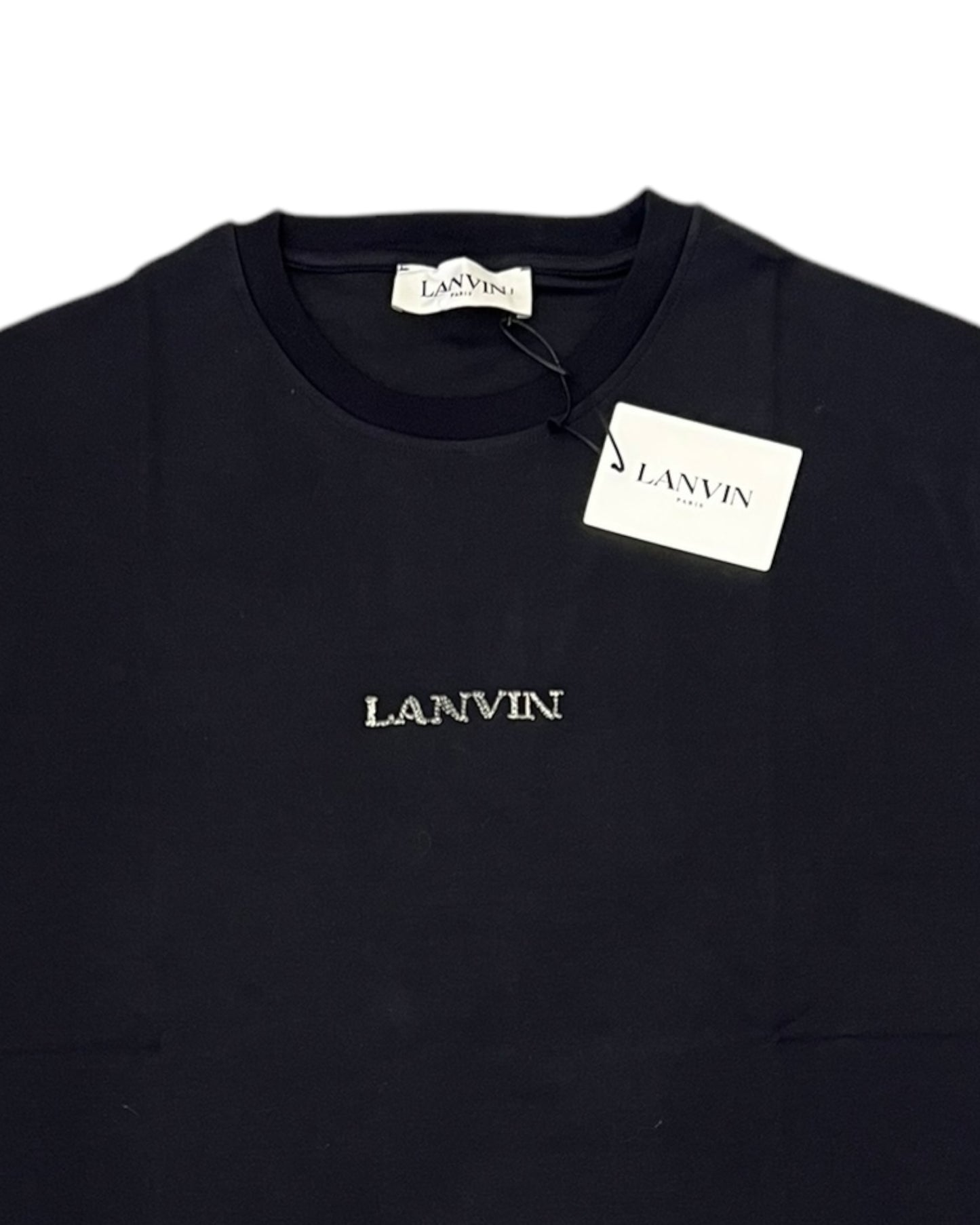 Lanvin Men’s Logo T-Shirt in Black - The Luxury Savvy