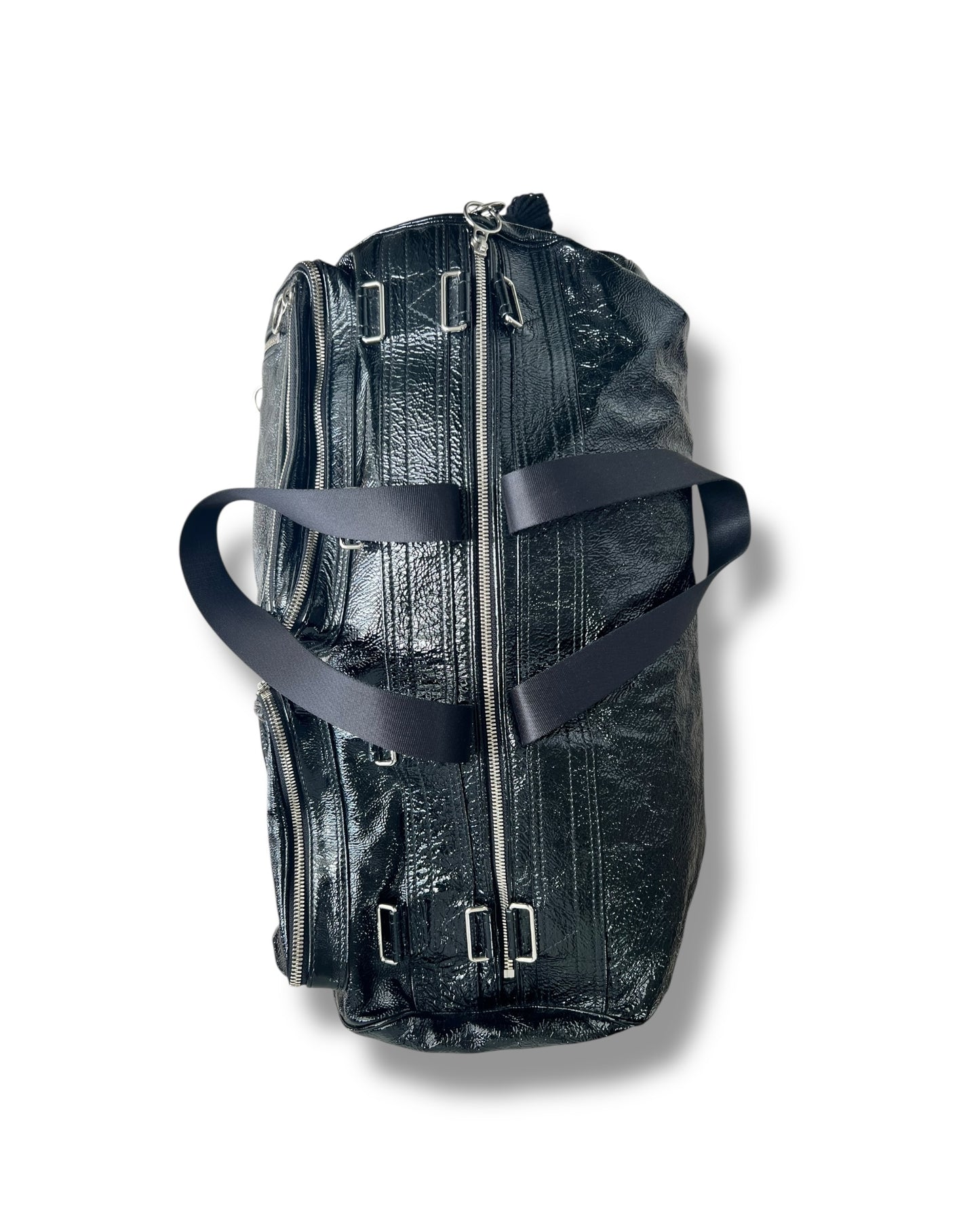 Dior Homme Leather Duffle Bag – Black Tassel Weekend Travel Bag by Hedi Slimane