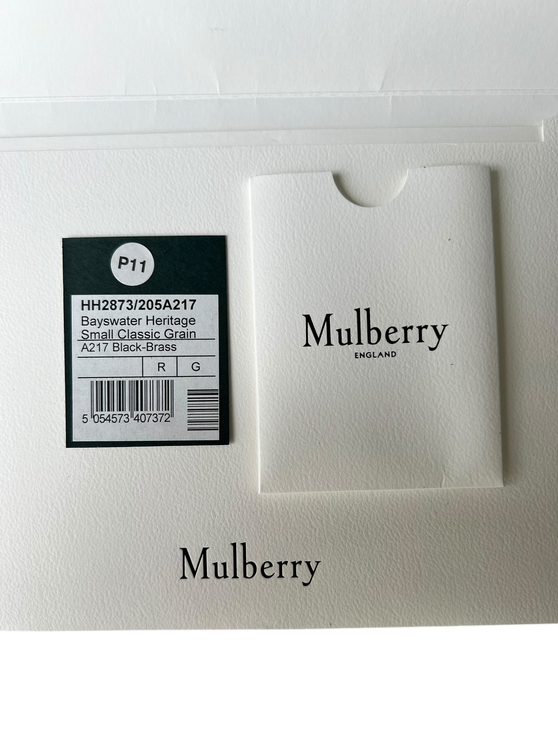 Mulberry Bayswater Heritage – Black Small Classic Grain with Brass Hardware - The Luxury Savvy