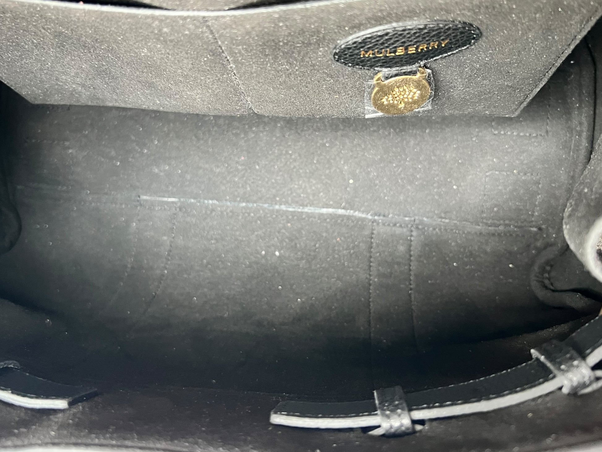 Mulberry Bayswater Heritage – Black Small Classic Grain with Brass Hardware - The Luxury Savvy