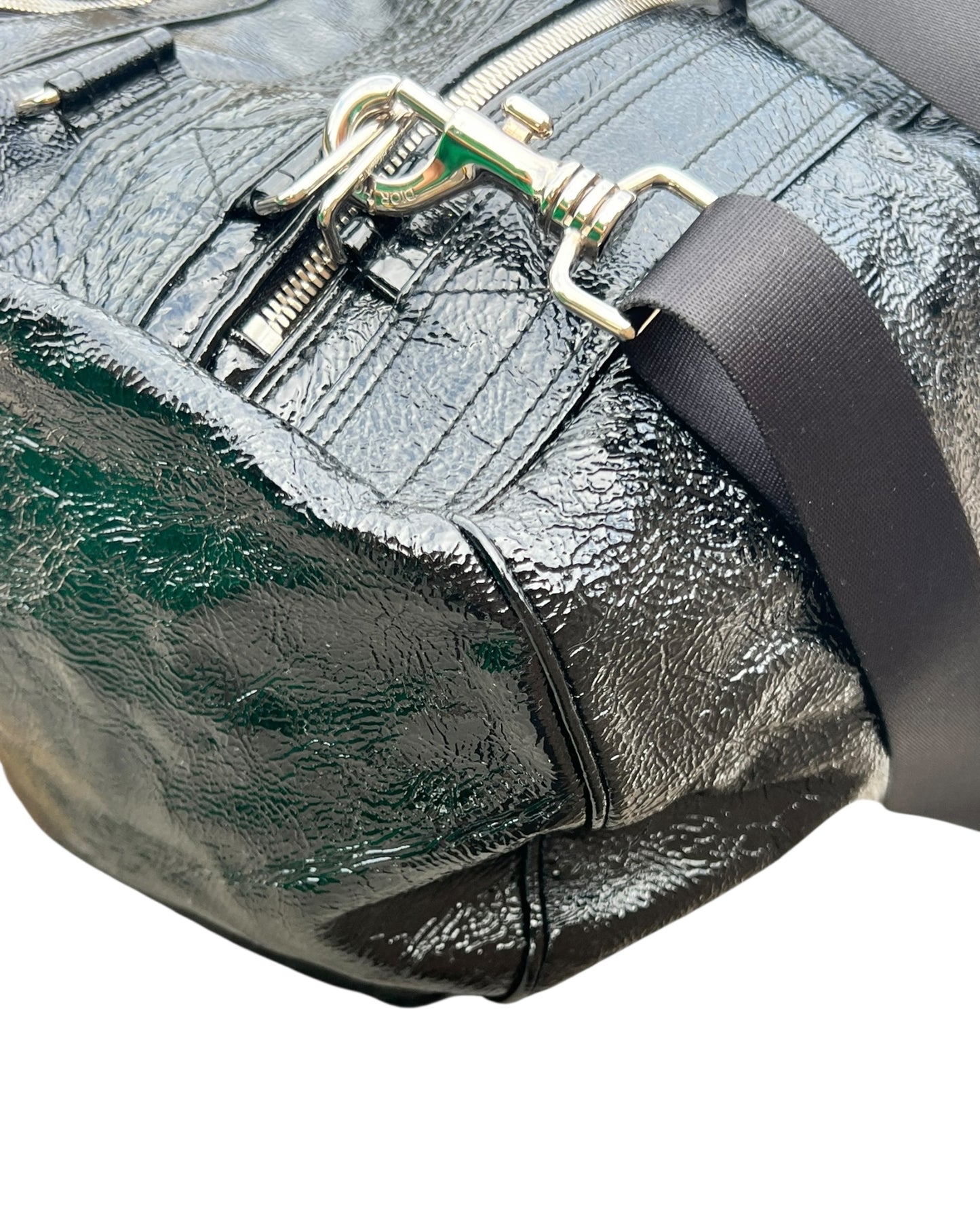 Dior Homme Leather Duffle Bag – Black Tassel Weekend Travel Bag by Hedi Slimane
