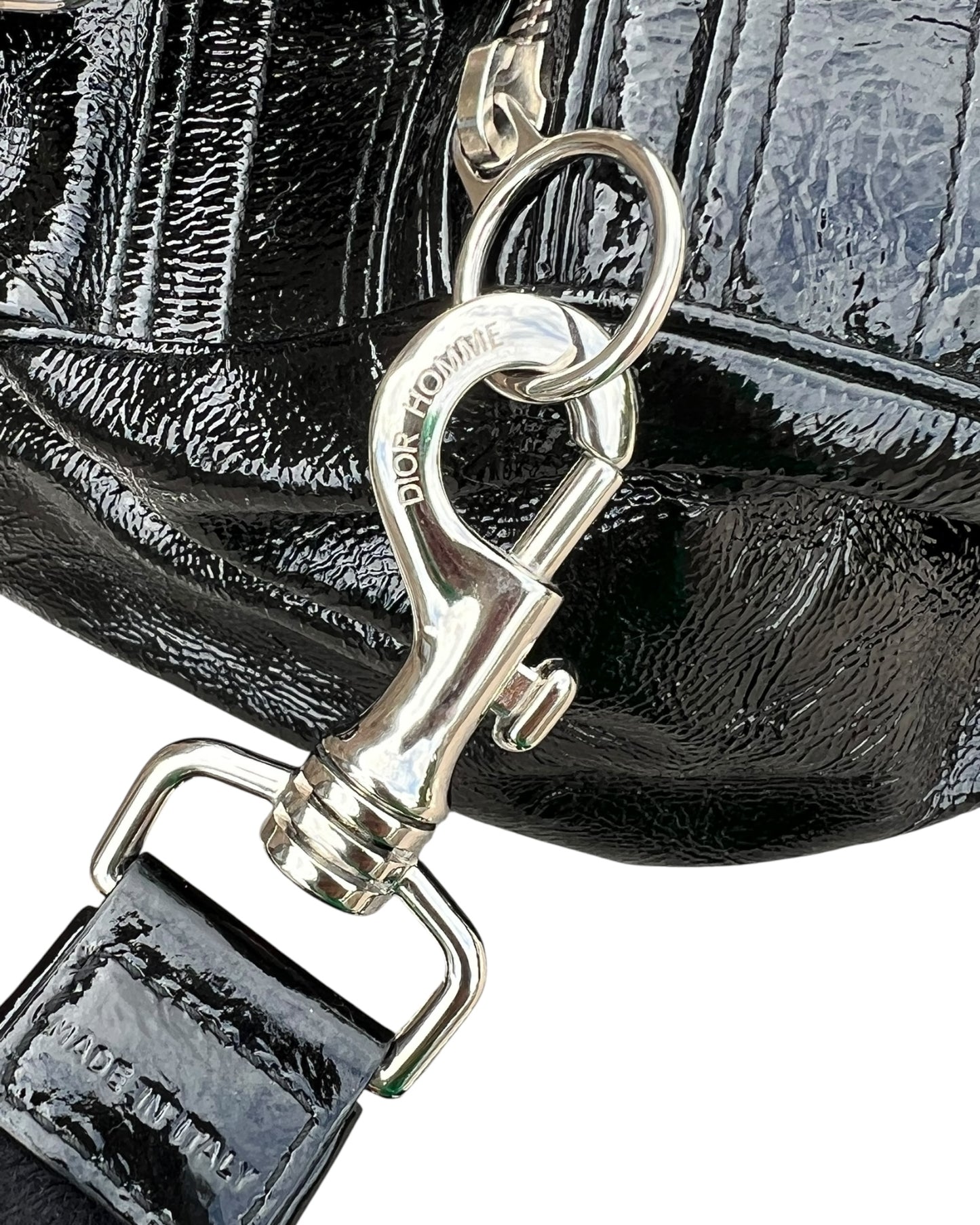 Dior Homme Leather Duffle Bag – Black Tassel Weekend Travel Bag by Hedi Slimane