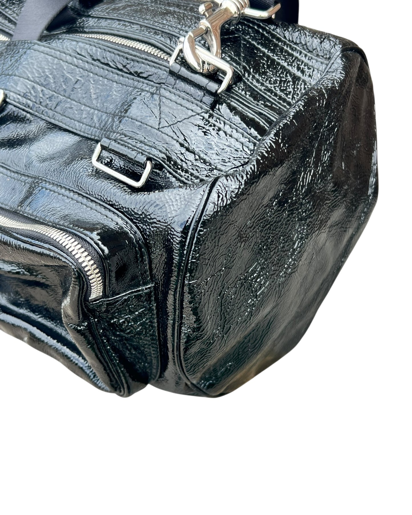 Dior Homme Leather Duffle Bag – Black Tassel Weekend Travel Bag by Hedi Slimane