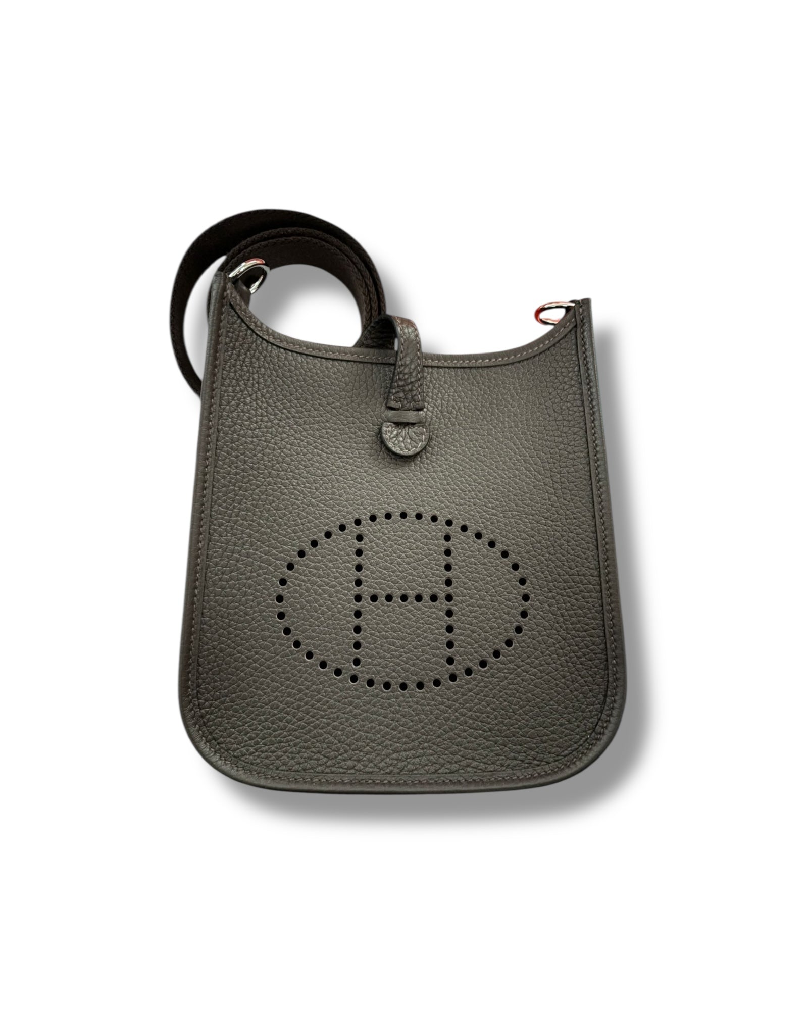 Hermès Mini Evelyne TPM - Ebene - Full Set - Store Fresh - The Luxury Savvy