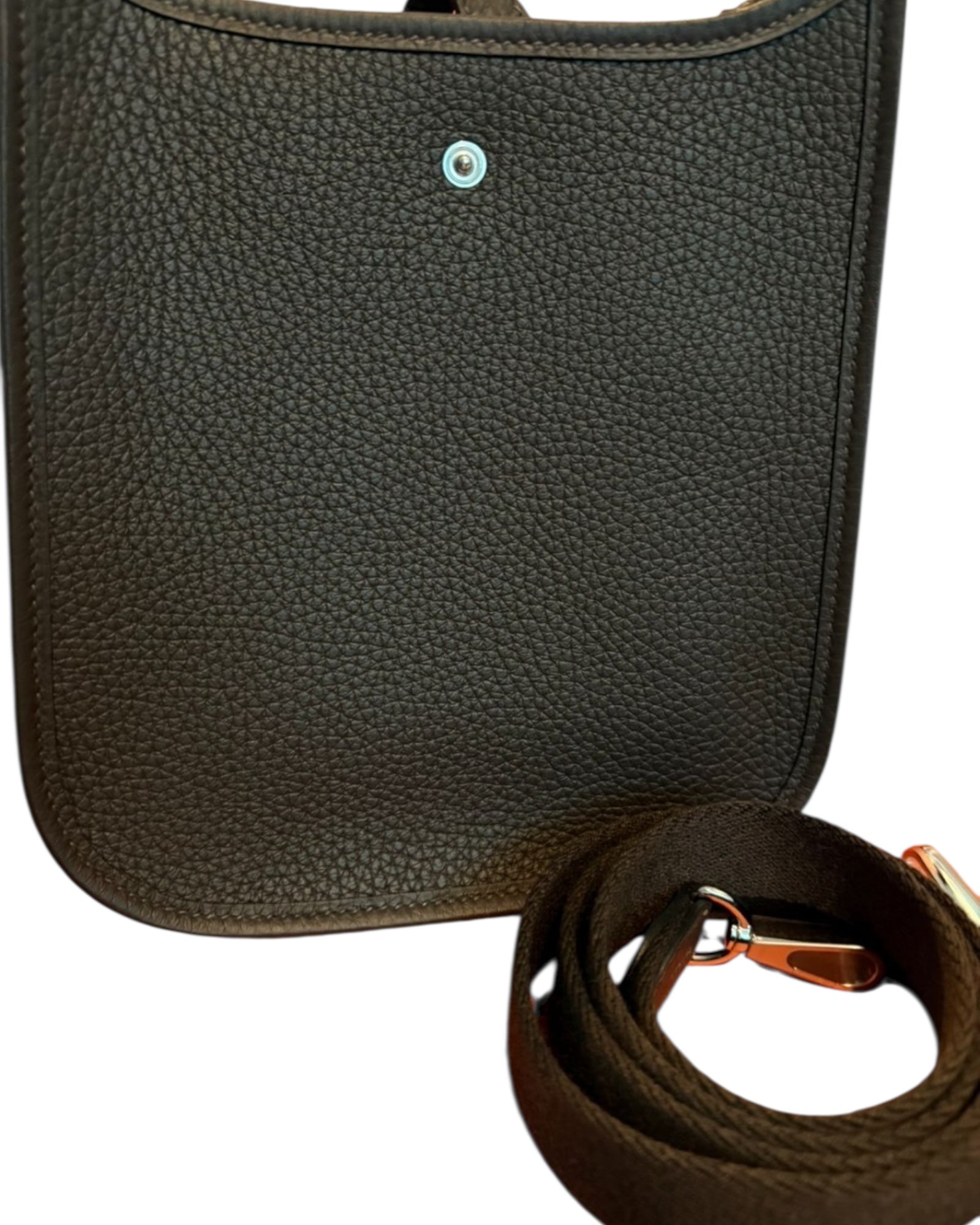 Hermès Mini Evelyne TPM - Ebene - Full Set - Store Fresh - The Luxury Savvy