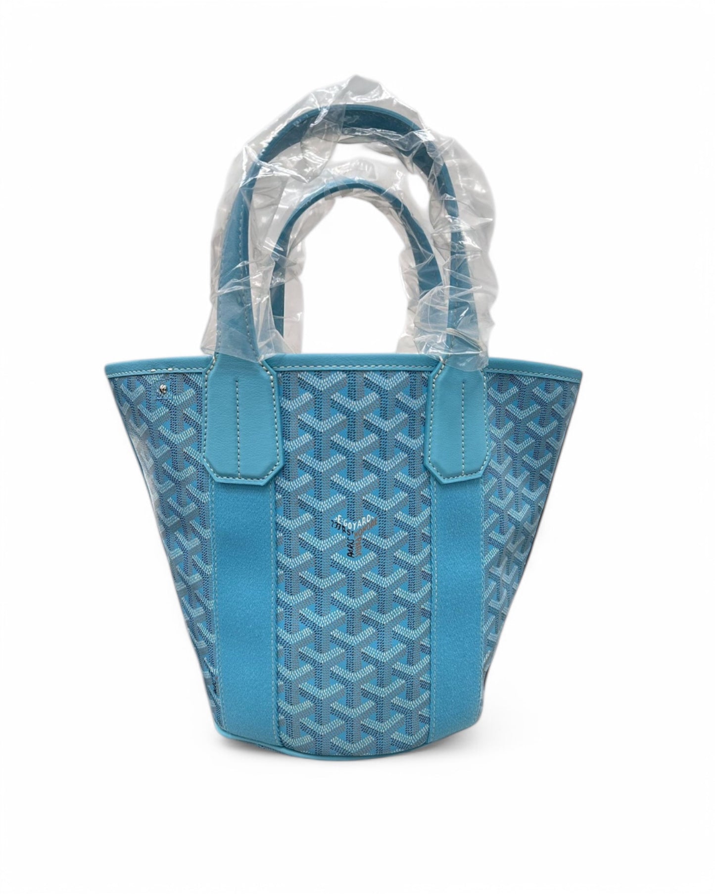 Pre-owned Goyard Belharra PM Bag in Turquoise - The Luxury Savvy