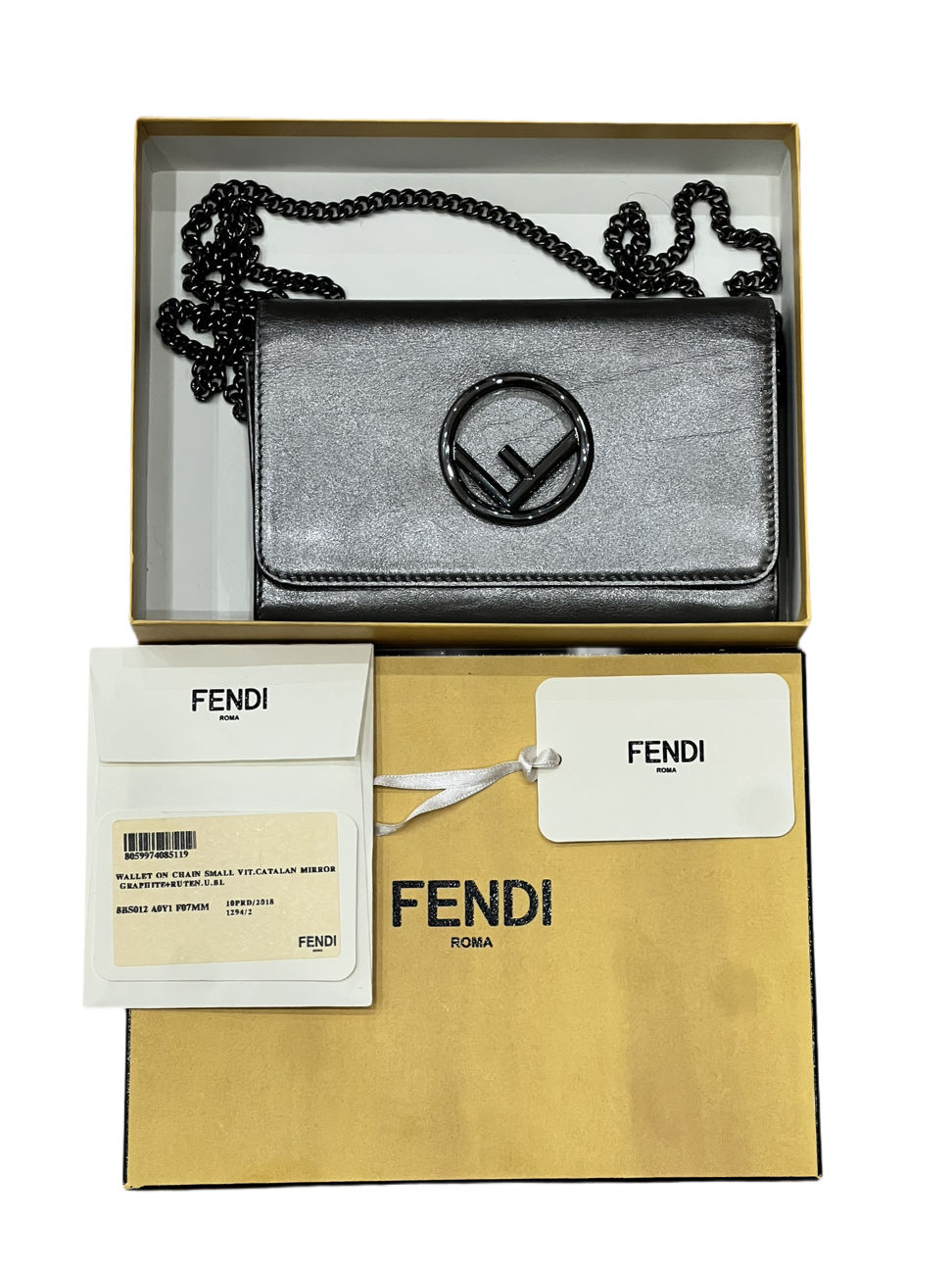 Pre-owned Fendi Wallet On Chain - The Luxury Savvy