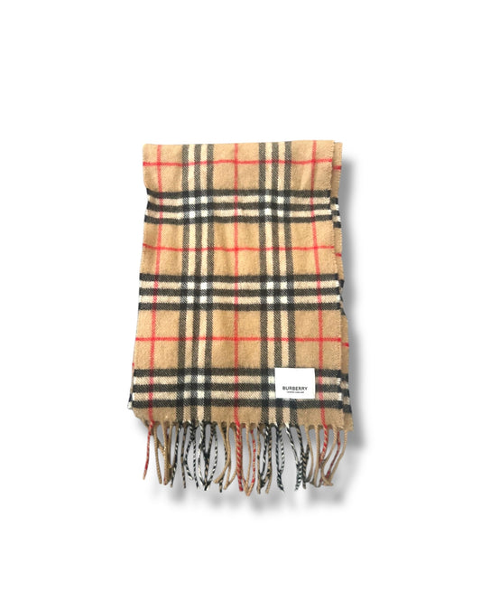 Burberry Classic Check Wool Scarf - The Luxury Savvy