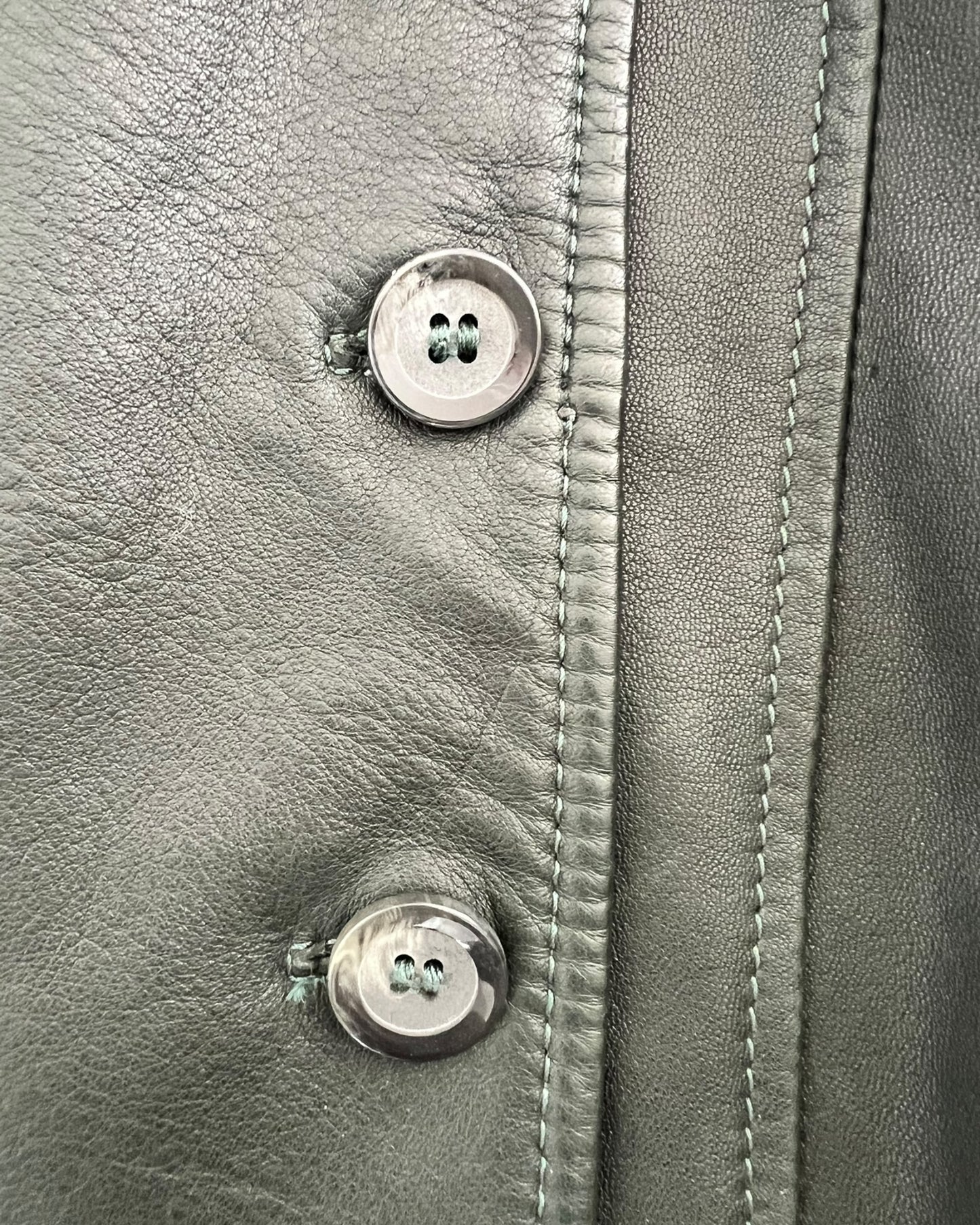 Mulberry Dark Green Leather Jacket – UK 10 / EU 40 / US