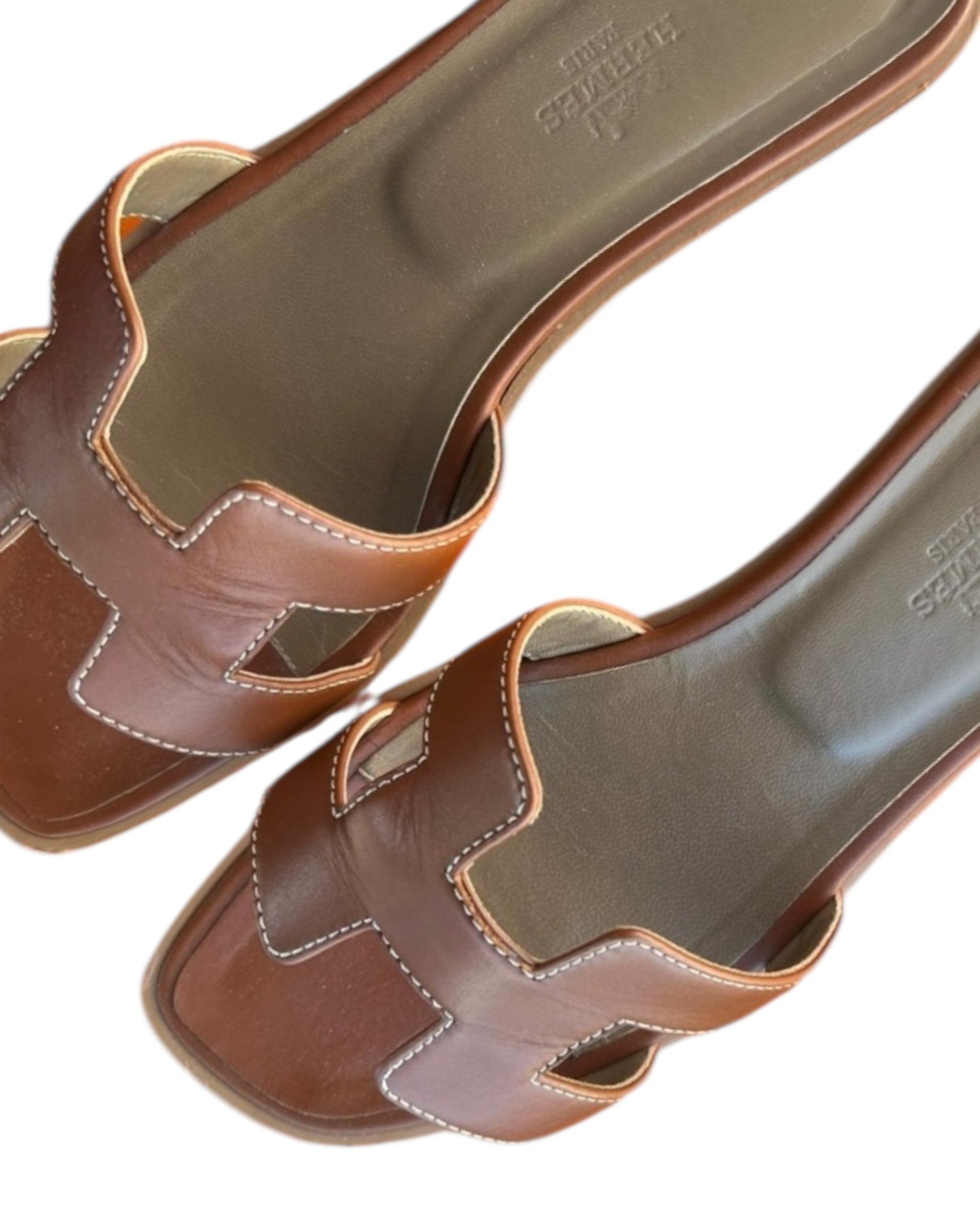 Hermès Oran Sandals – Gold