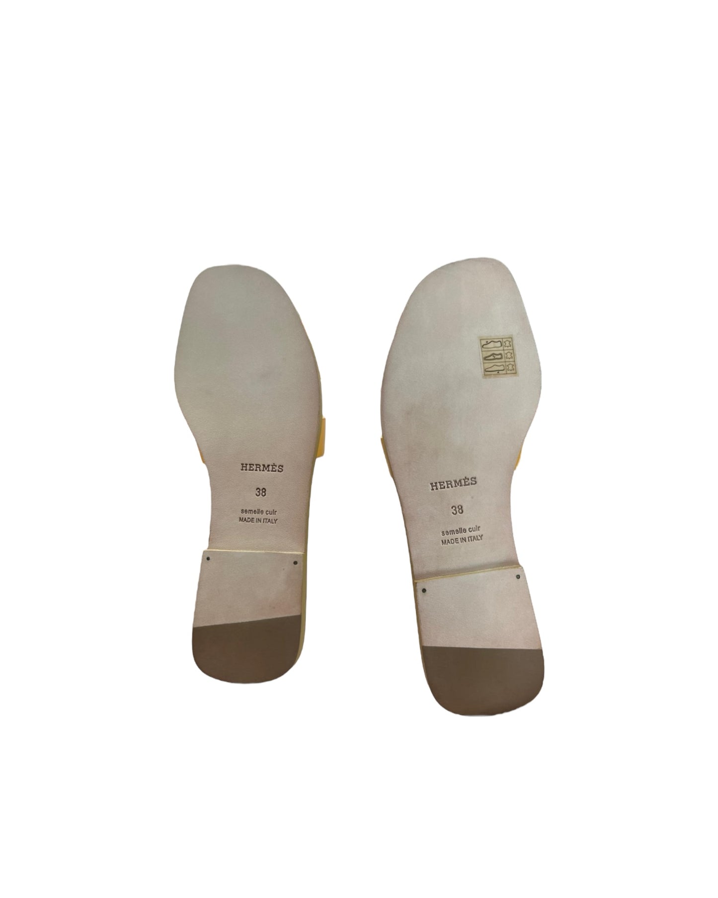 Hermès Oran Sandals – Jaune