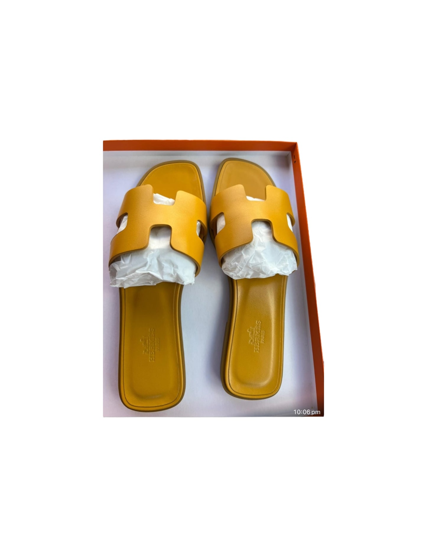 Hermès Oran Sandals – Jaune