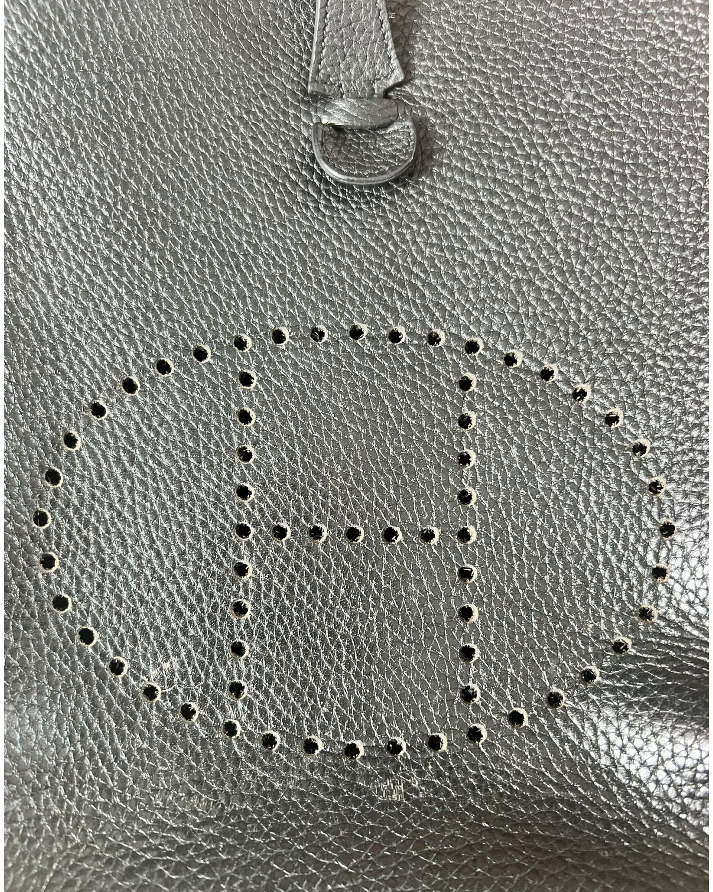 Hermès Evelyne GM in Black Clemence Leather with Palladium Hardware