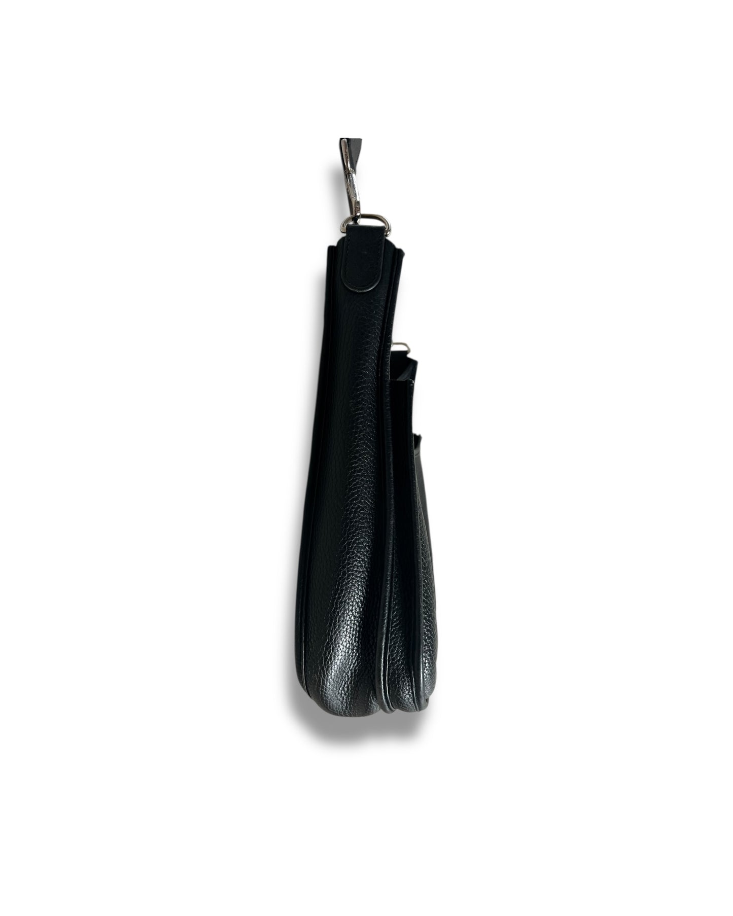 Hermès Evelyne GM in Black Clemence Leather with Palladium Hardware