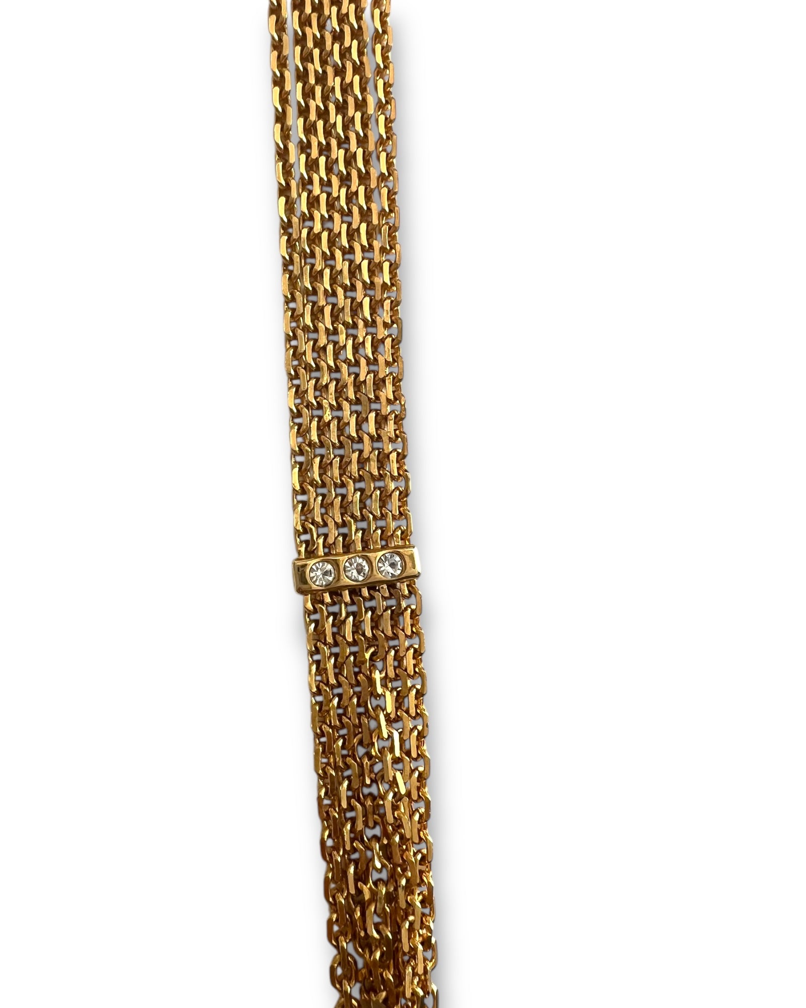 CHANEL Vintage Quilted Silk & Strass Evening Bag - The Luxury Savvy