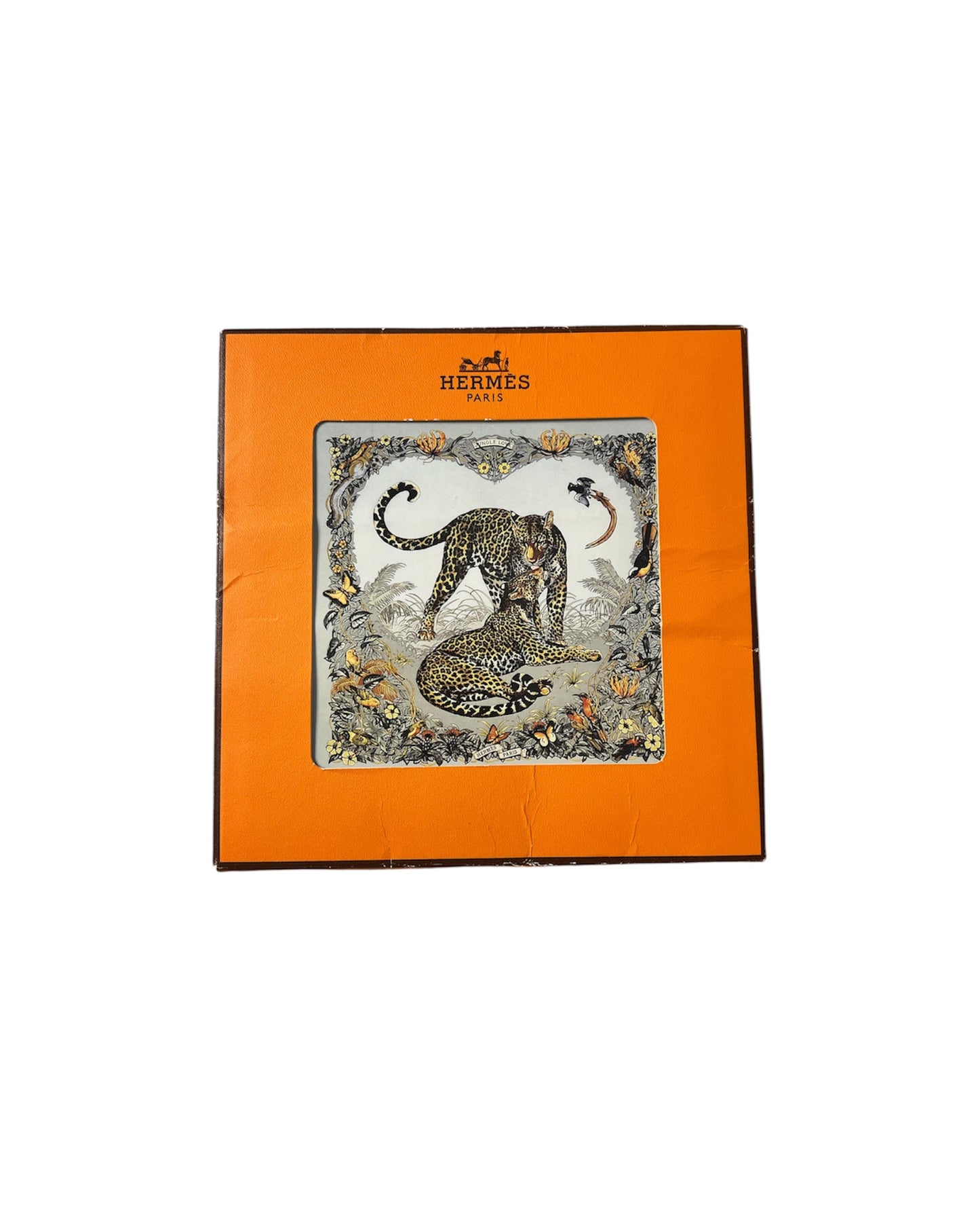 Pre-owned Hermès Jungle Love 90 x 90 Silk Scarf