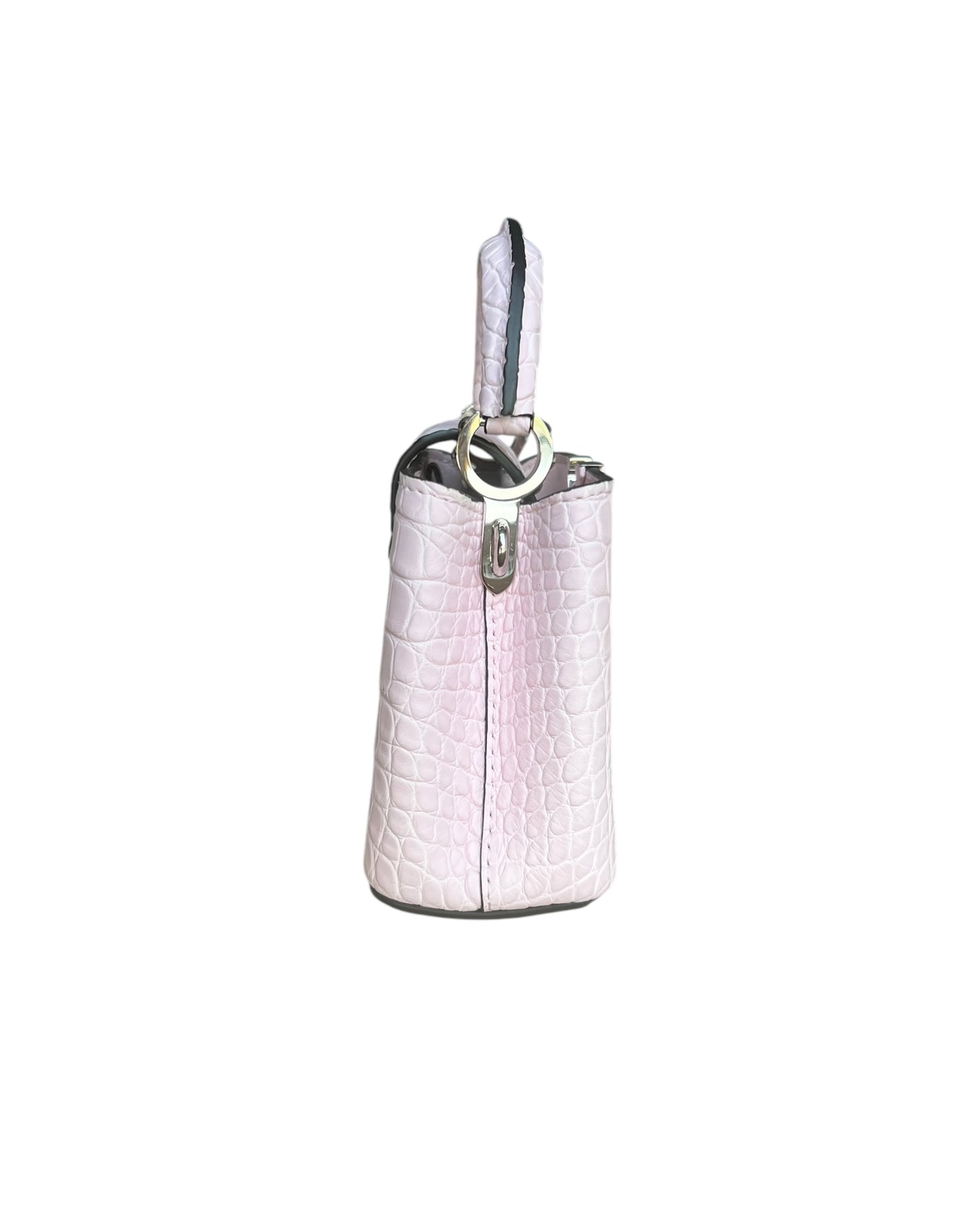 Louis Vuitton Nano Matte Crocodile Cupacines - light Pink - The Luxury Savvy