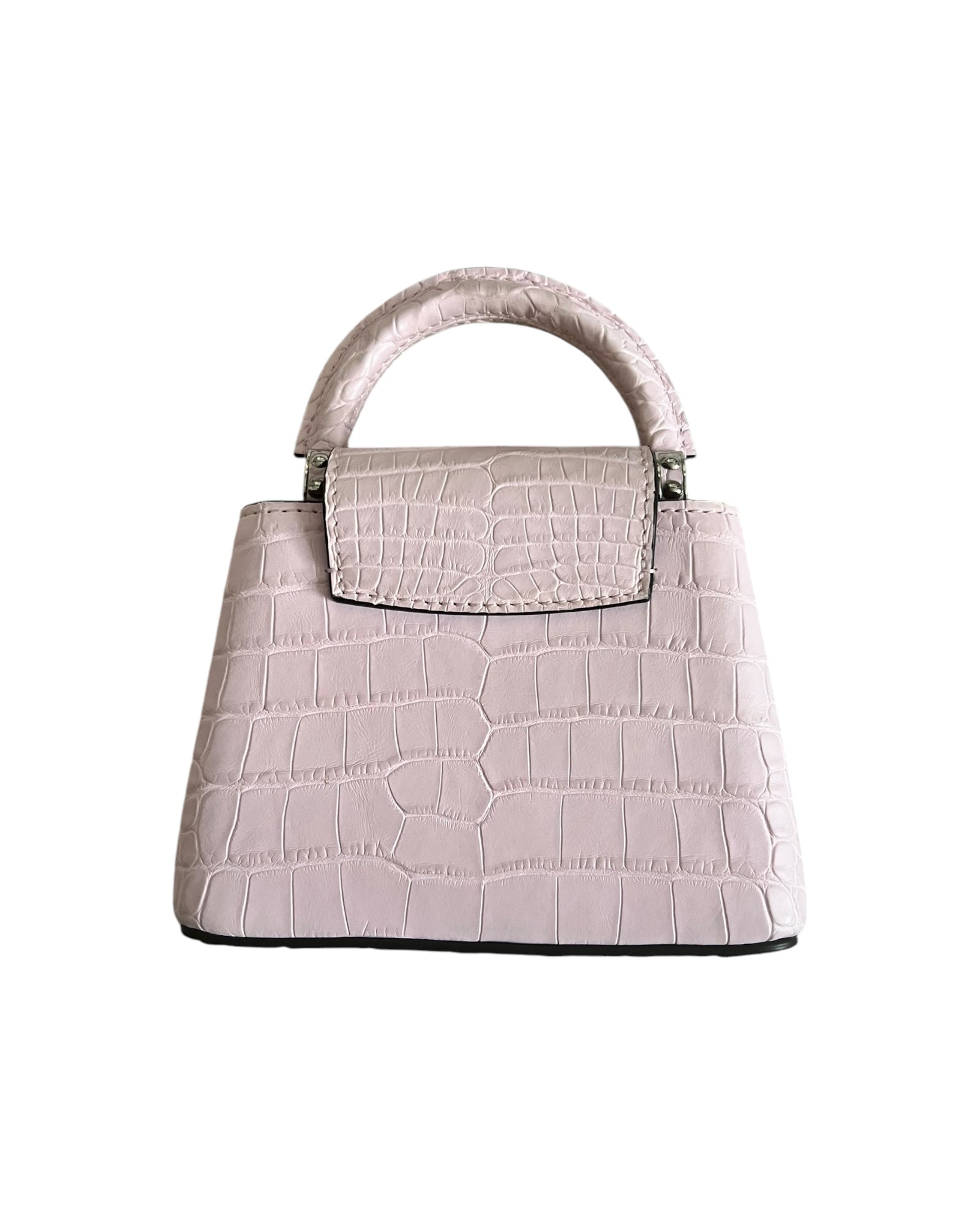 Louis Vuitton Nano Matte Crocodile Cupacines - light Pink - The Luxury Savvy