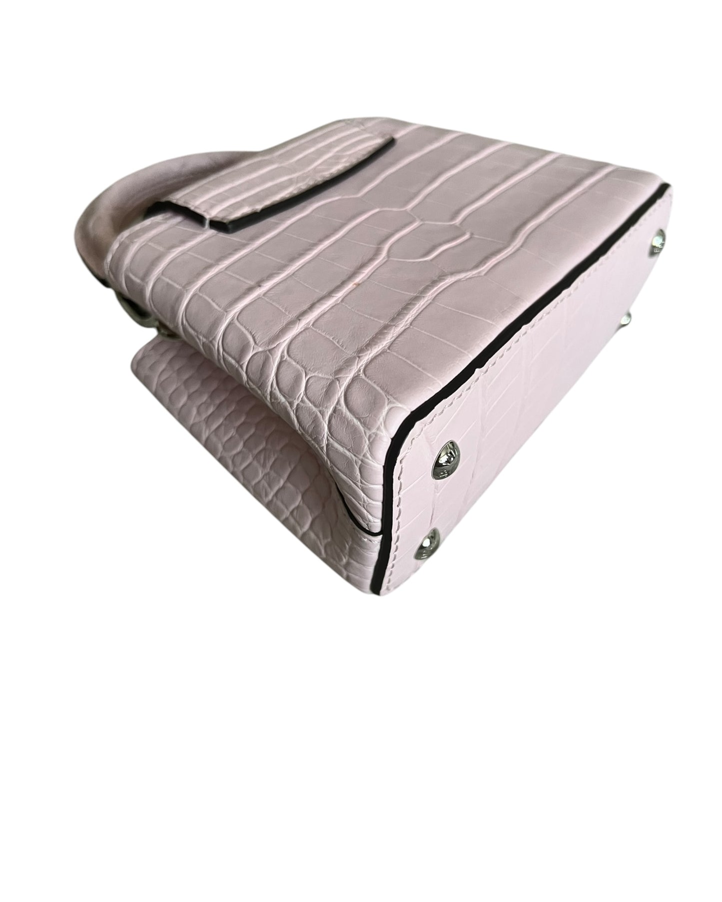 Louis Vuitton Nano Matte Crocodile Cupacines - light Pink - The Luxury Savvy