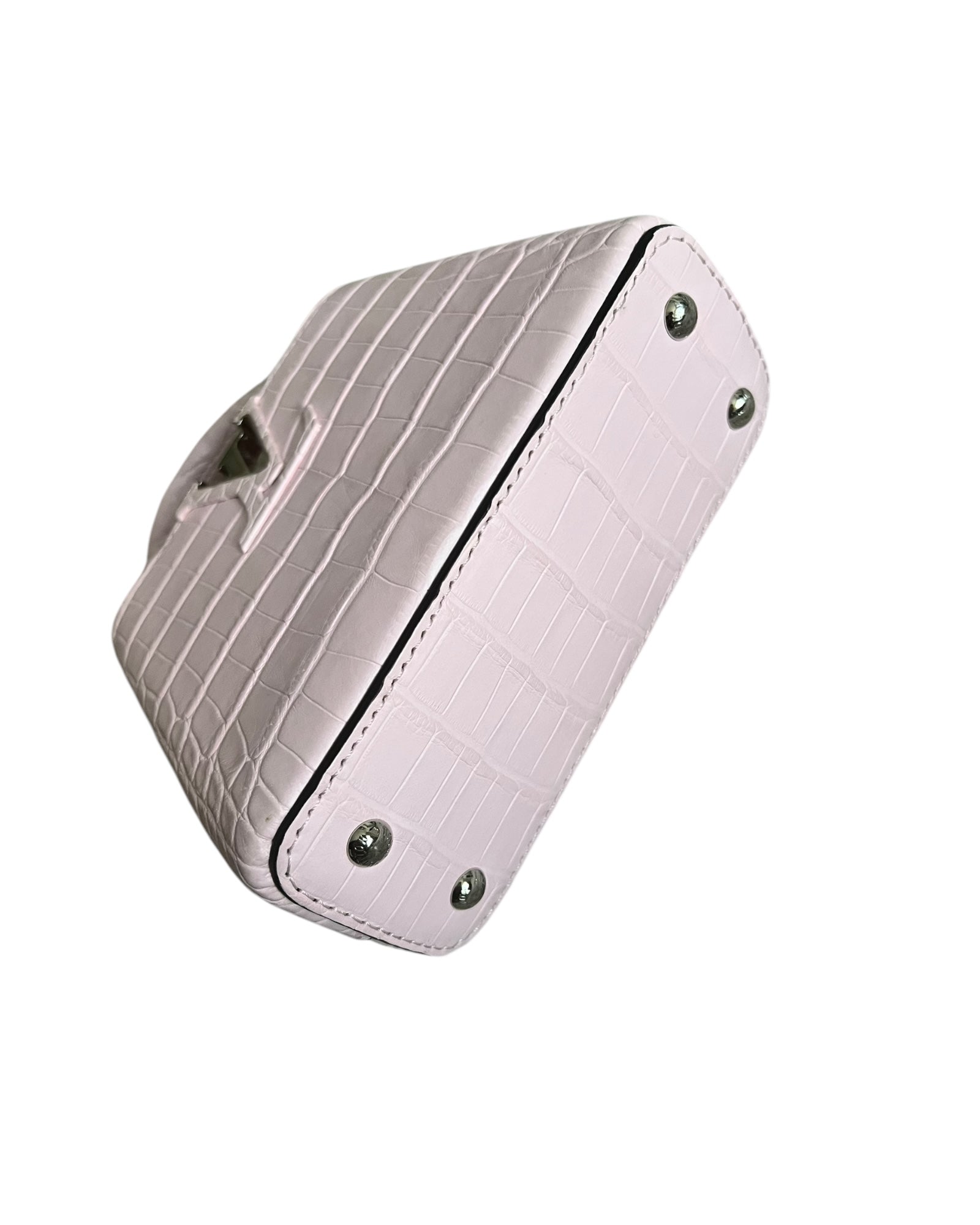 Louis Vuitton Nano Matte Crocodile Cupacines - light Pink - The Luxury Savvy