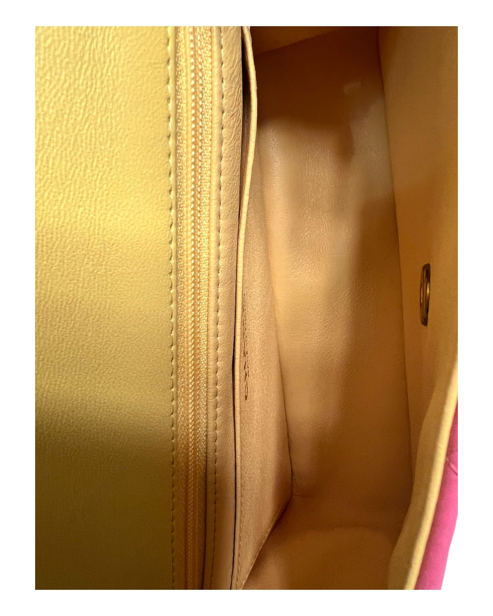 Rare Chanel Seasonal 21P Mini Flap Bag Pink - Yellow - Iridescent Hardware - The Luxury Savvy