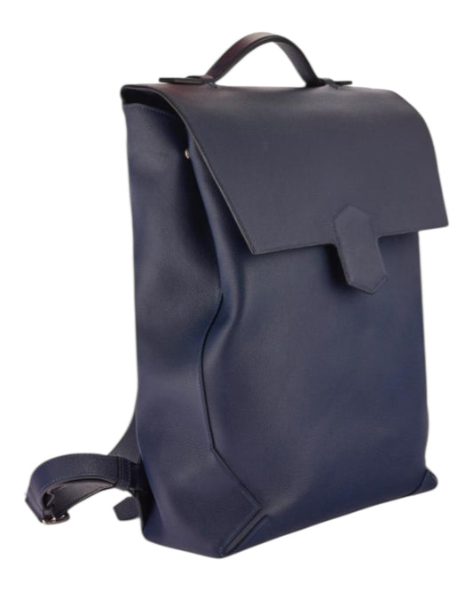 Hermès Flash Backpack – Bleu Nuit Maurice Leather (2019) - The Luxury Savvy