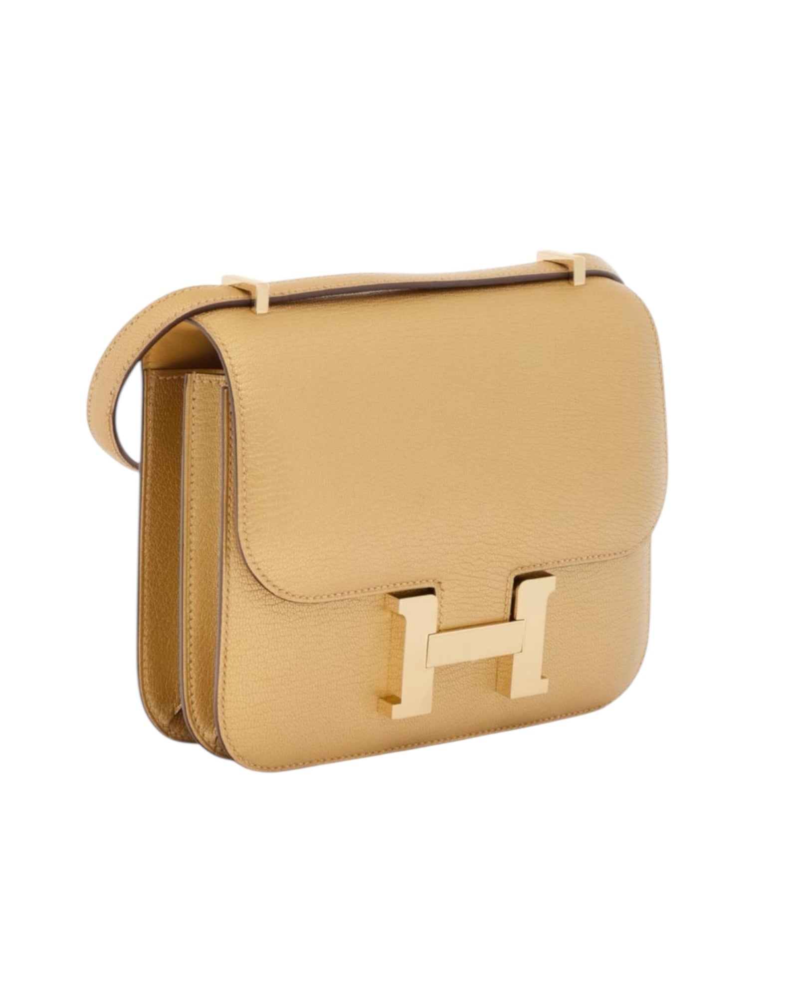 Hermès Constance III Mini 18 – Bamboo Chevre (2023) | Full Set - The Luxury Savvy