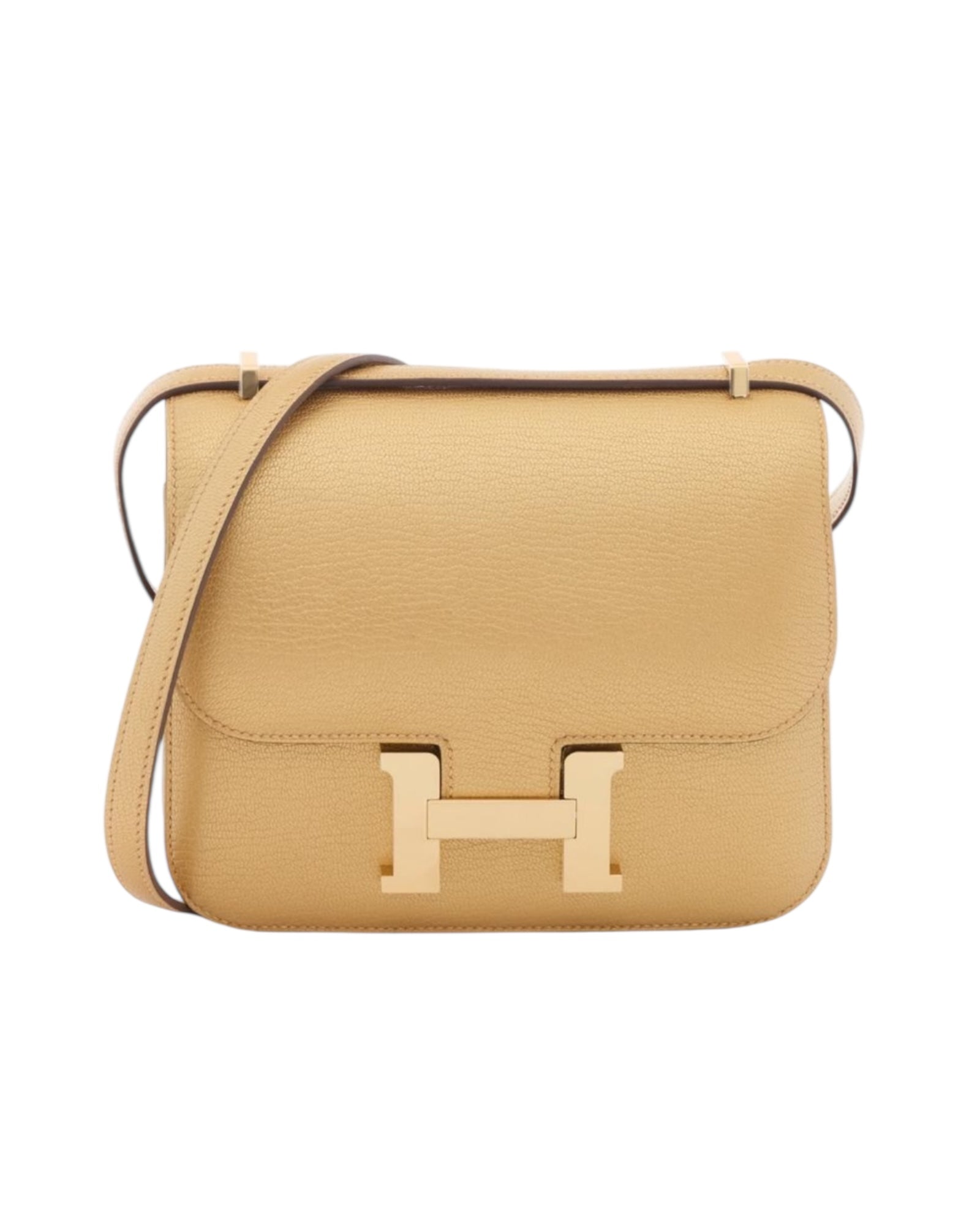 Hermès Constance III Mini 18 – Bamboo Chevre (2023) | Full Set - The Luxury Savvy