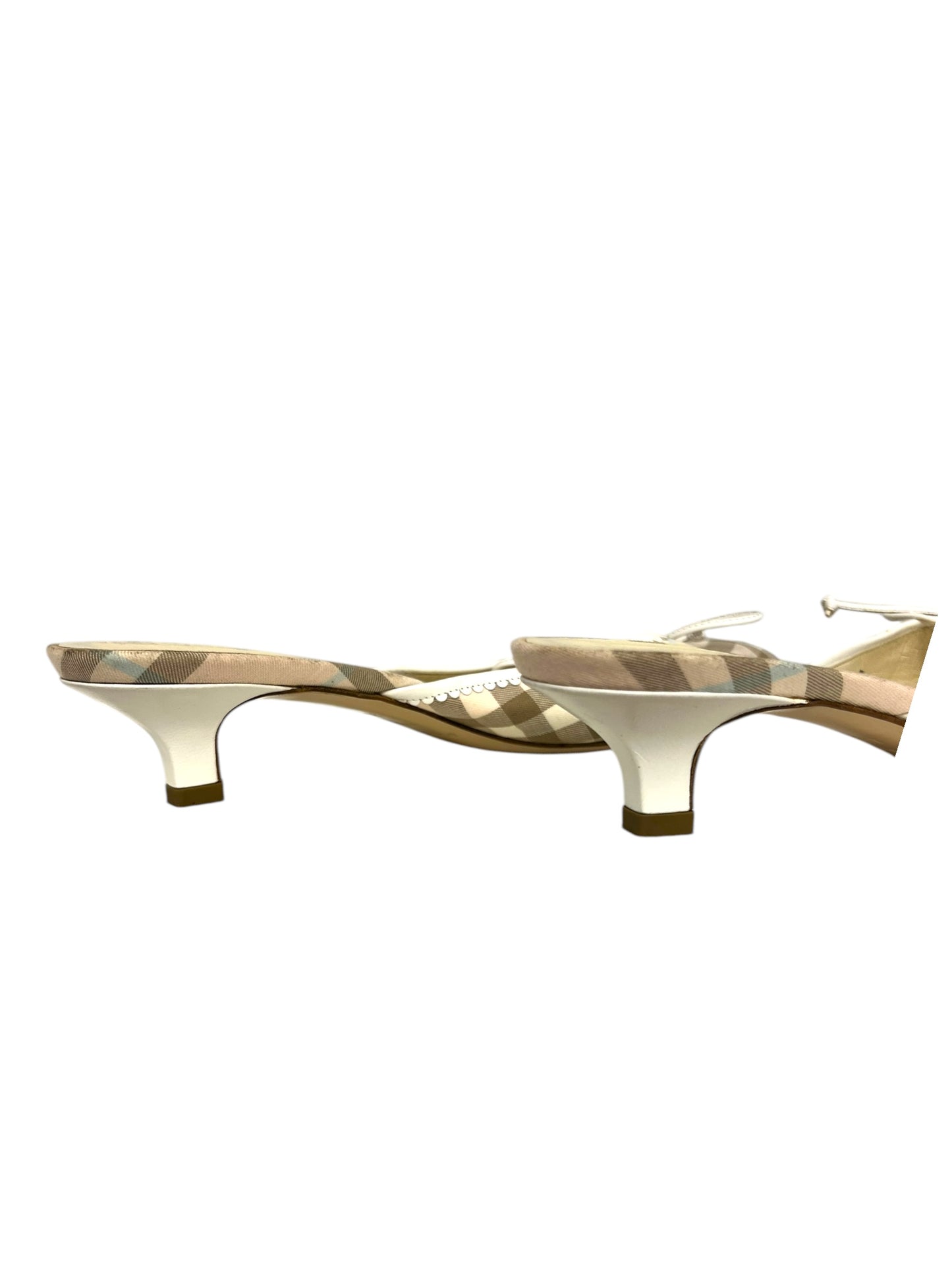 Burberry Kitten Heel Mule
