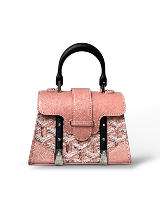 Pre-owned Limited Edition Goyard Nano Saigon Pink – Pristine Condition, Full Set - The Luxury Savvy